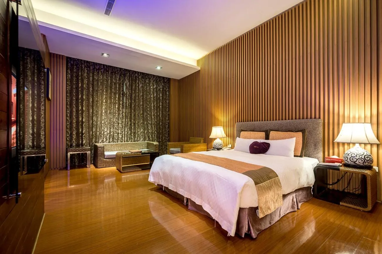 Bed in Norway Forest Villa Motel