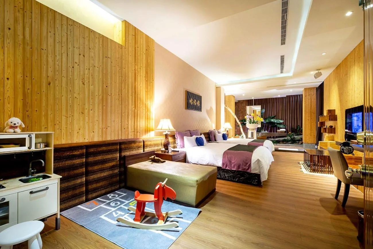 Bed in Norway Forest Villa Motel