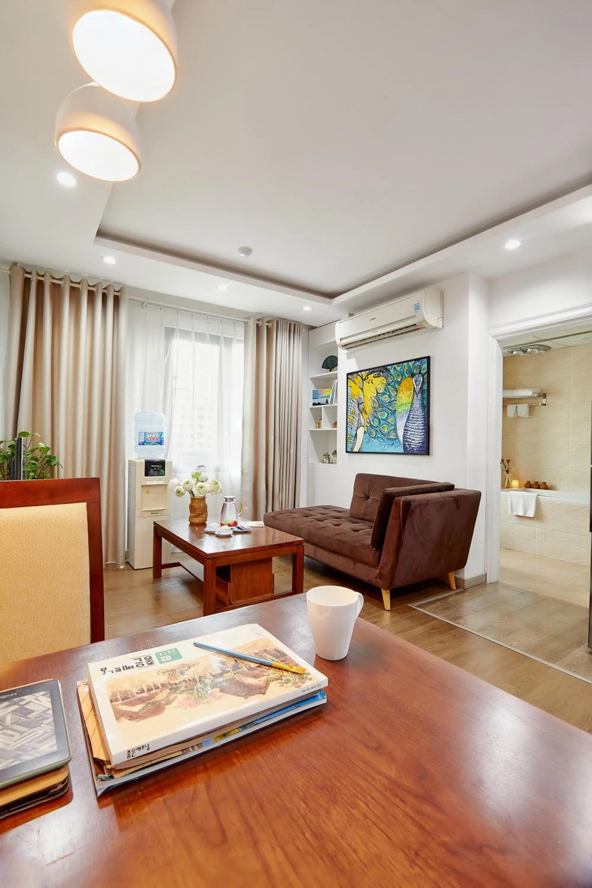 Living room in The Bloom Classic - An Excellent Blend of Cozy Living and Urban Relaxation