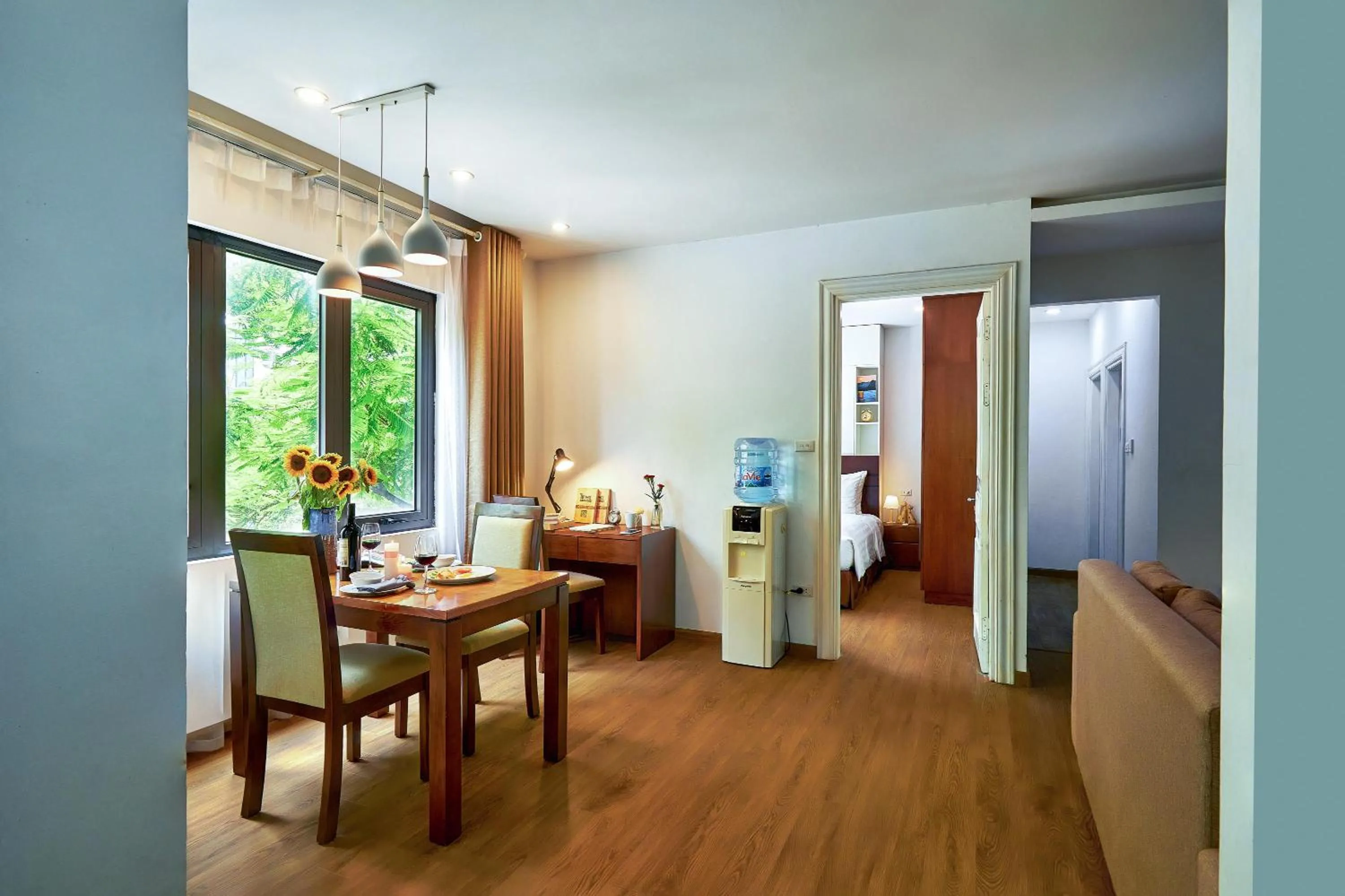 Living room in The Bloom Classic - An Excellent Blend of Cozy Living and Urban Relaxation