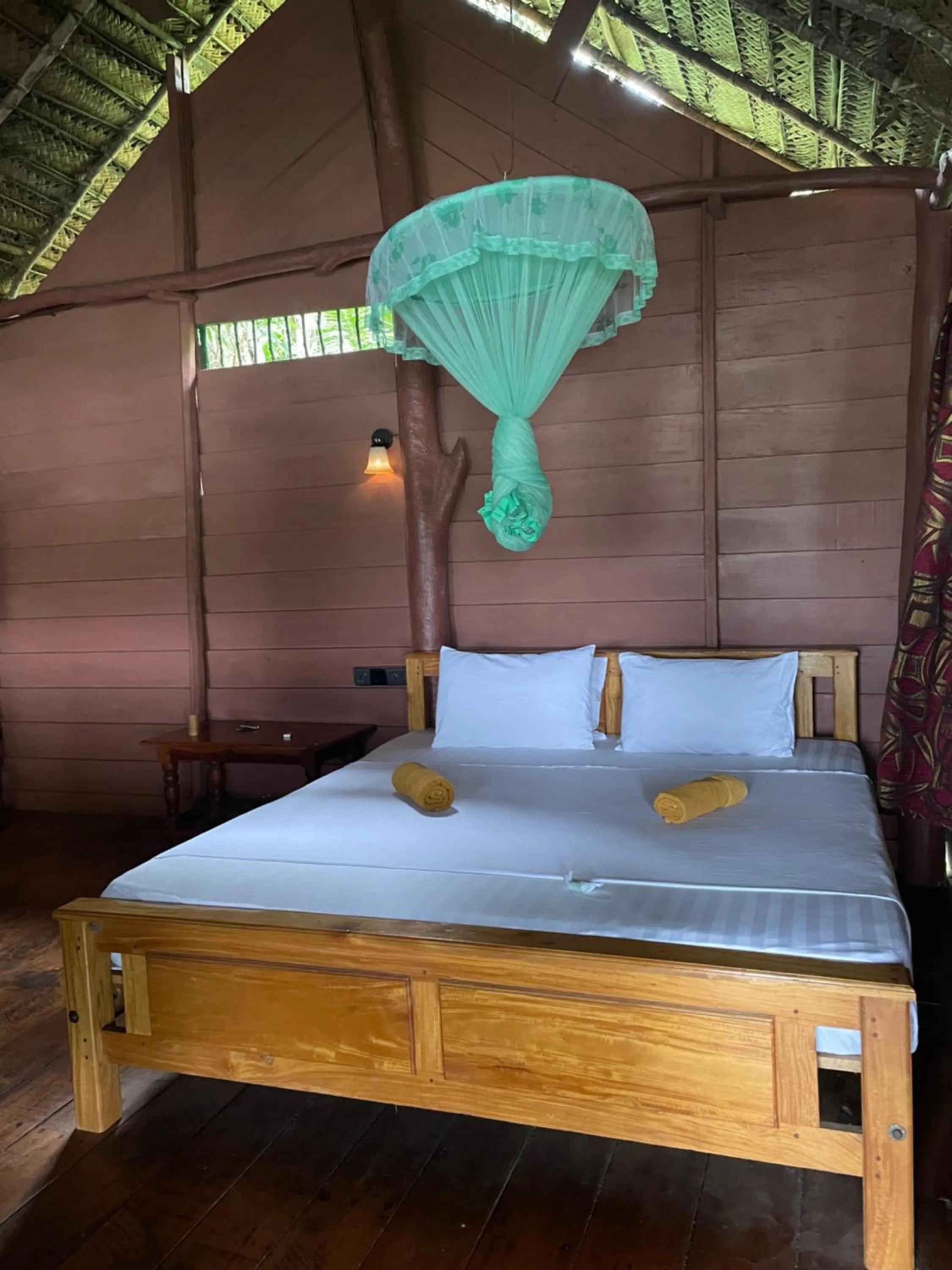 Property building, Bed in LakeSide Cabana Tissamaharama