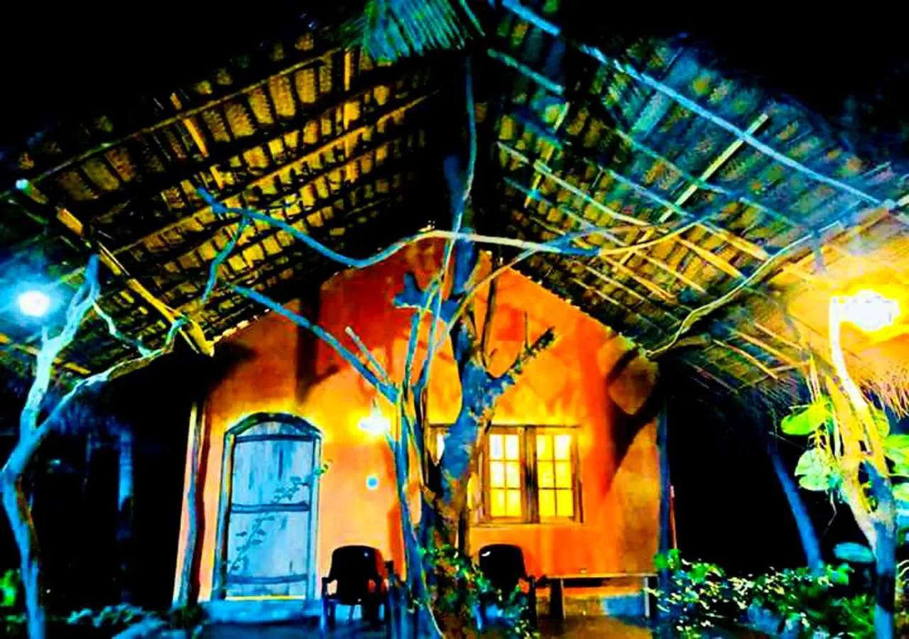 Shower in LakeSide Cabana Tissamaharama