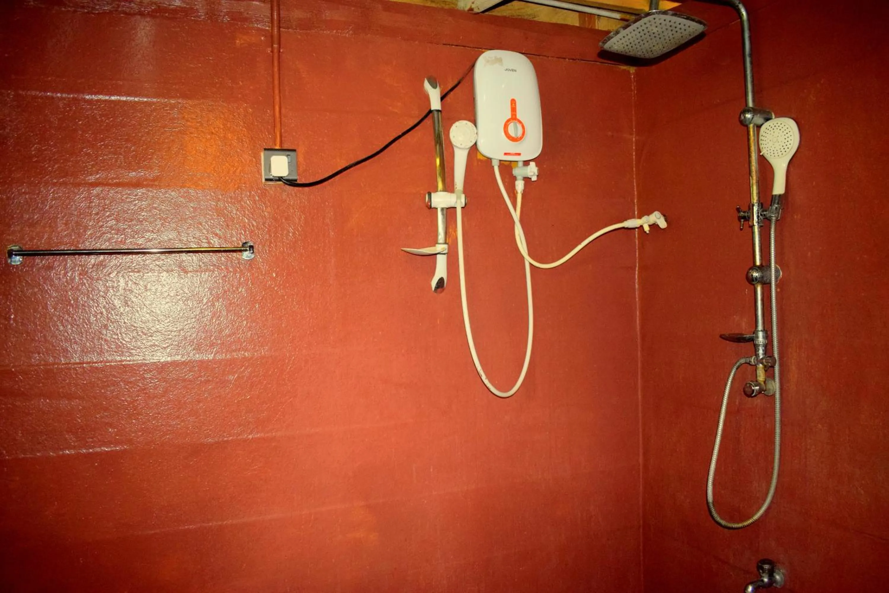 Shower in LakeSide Cabana Tissamaharama