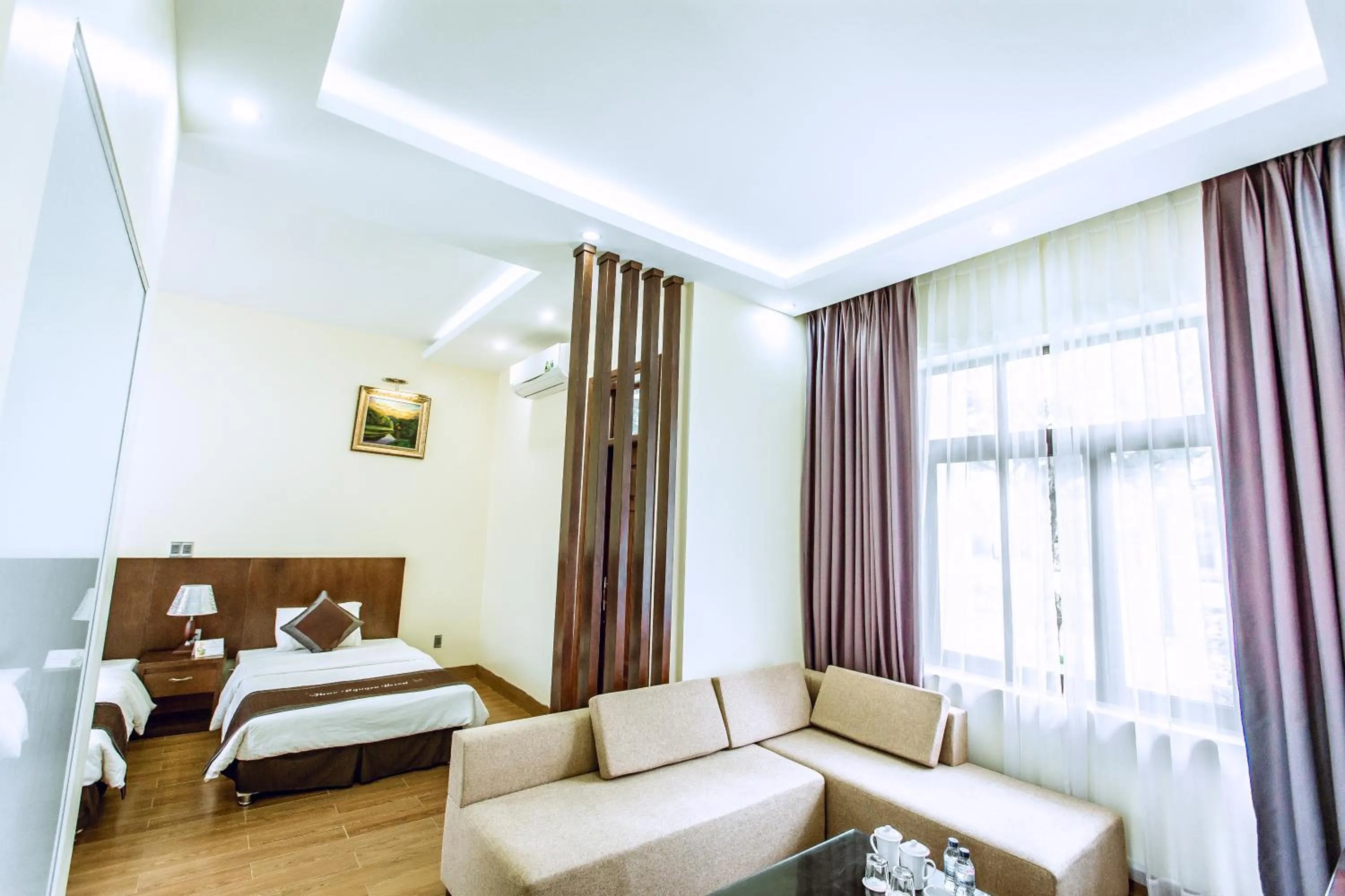 Bed in Thao Nguyen Hotel & Resort Moc Chau