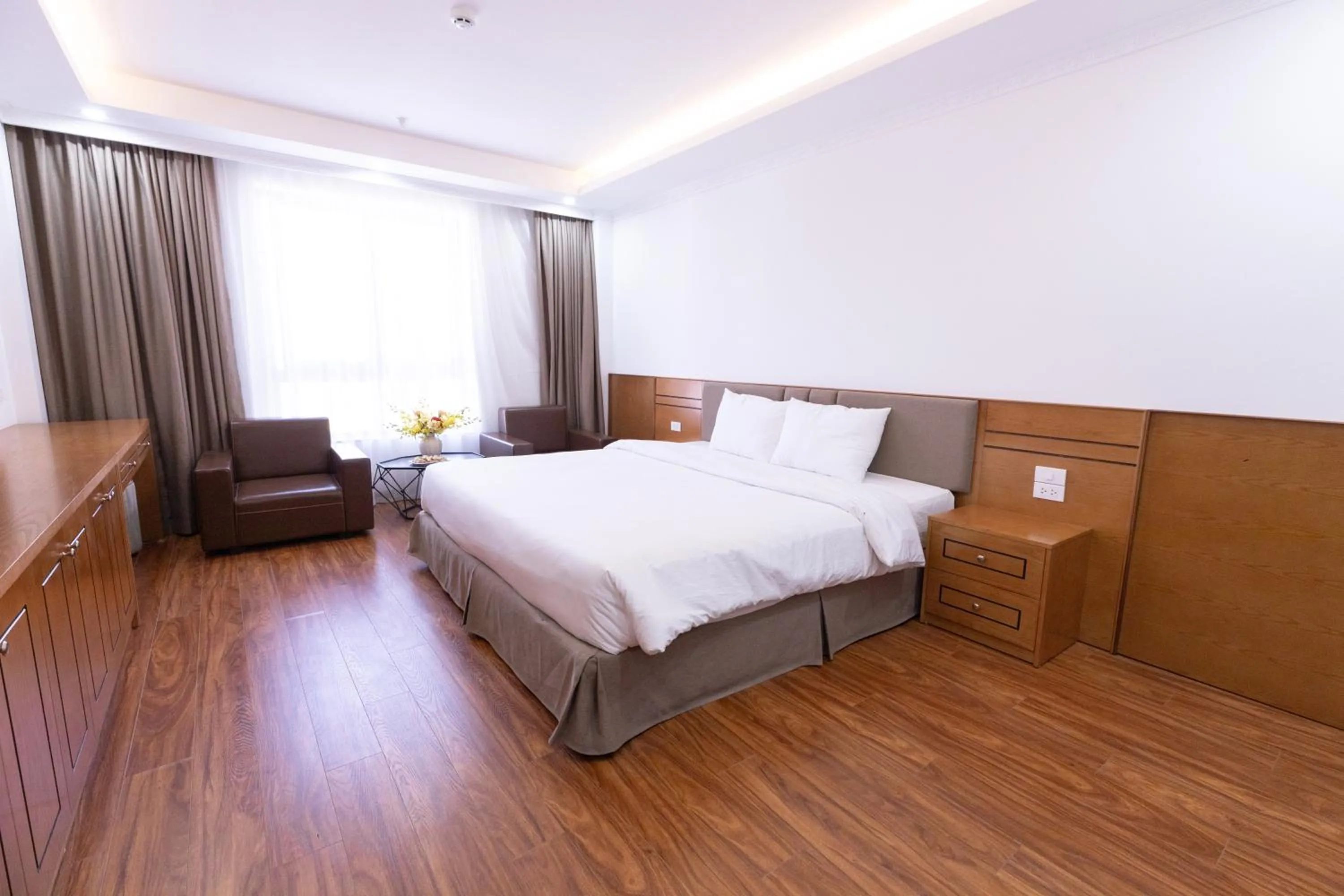 Bed in Thao Nguyen Hotel & Resort Moc Chau