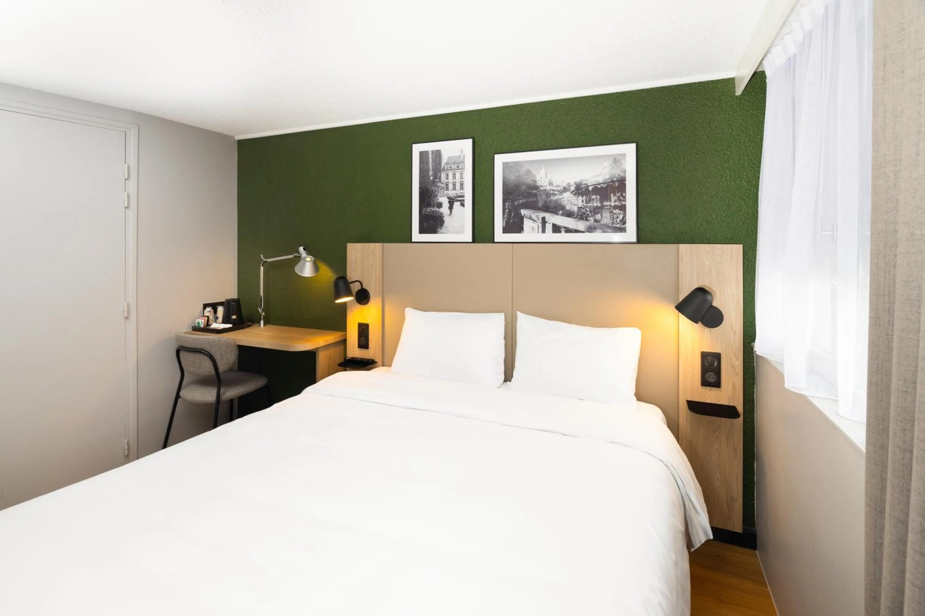 Bedroom, Bed in Campanile NATURE - Cergy Saint Christophe