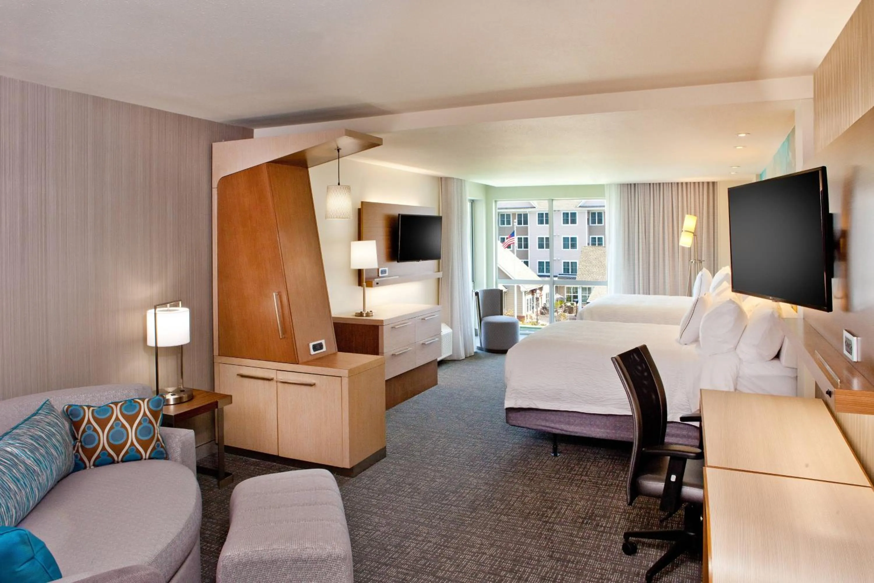 Bedroom, Bed in Courtyard by Marriott Yonkers Westchester County
