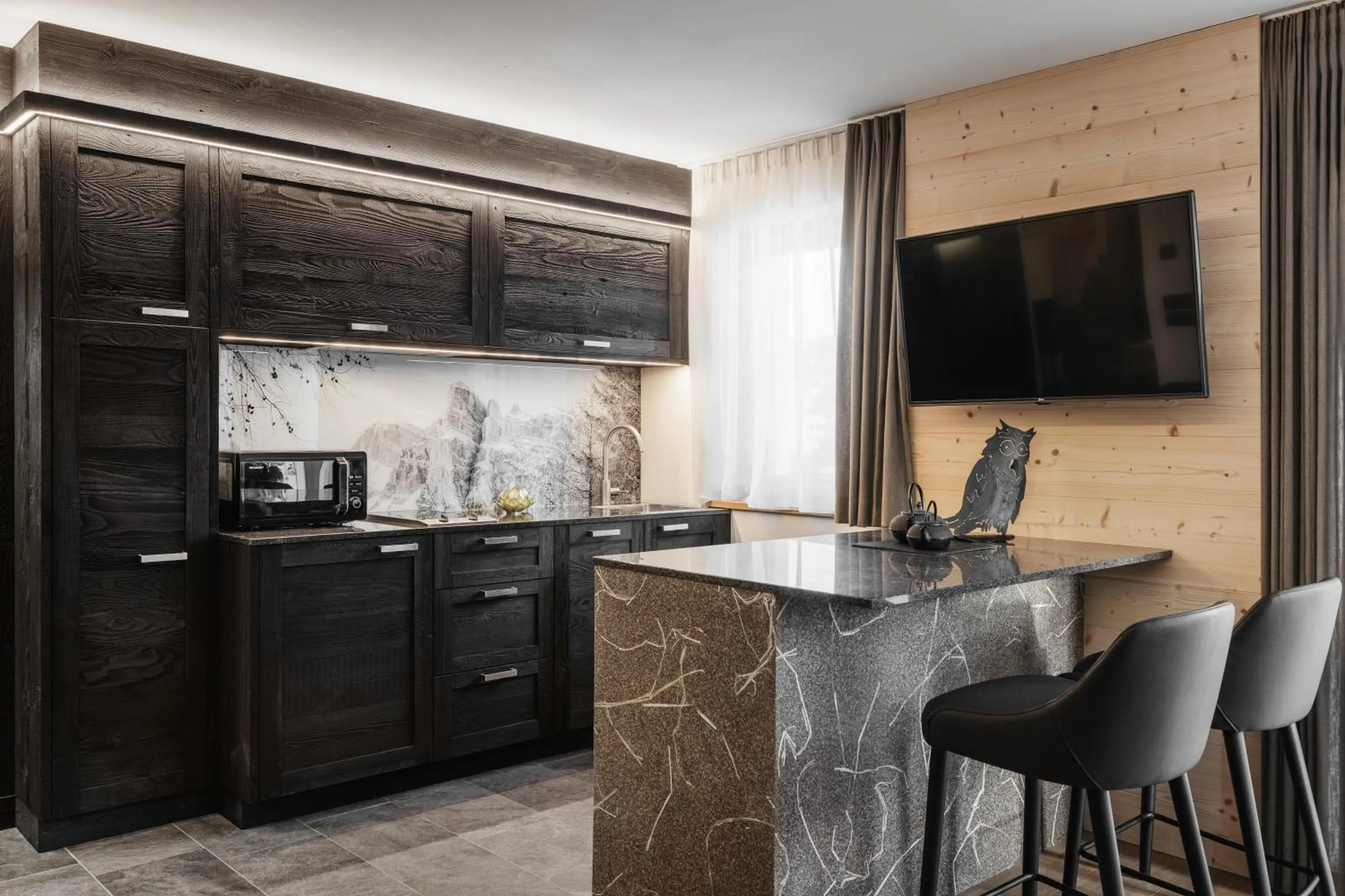 Kitchen or kitchenette in Lüch de Costa