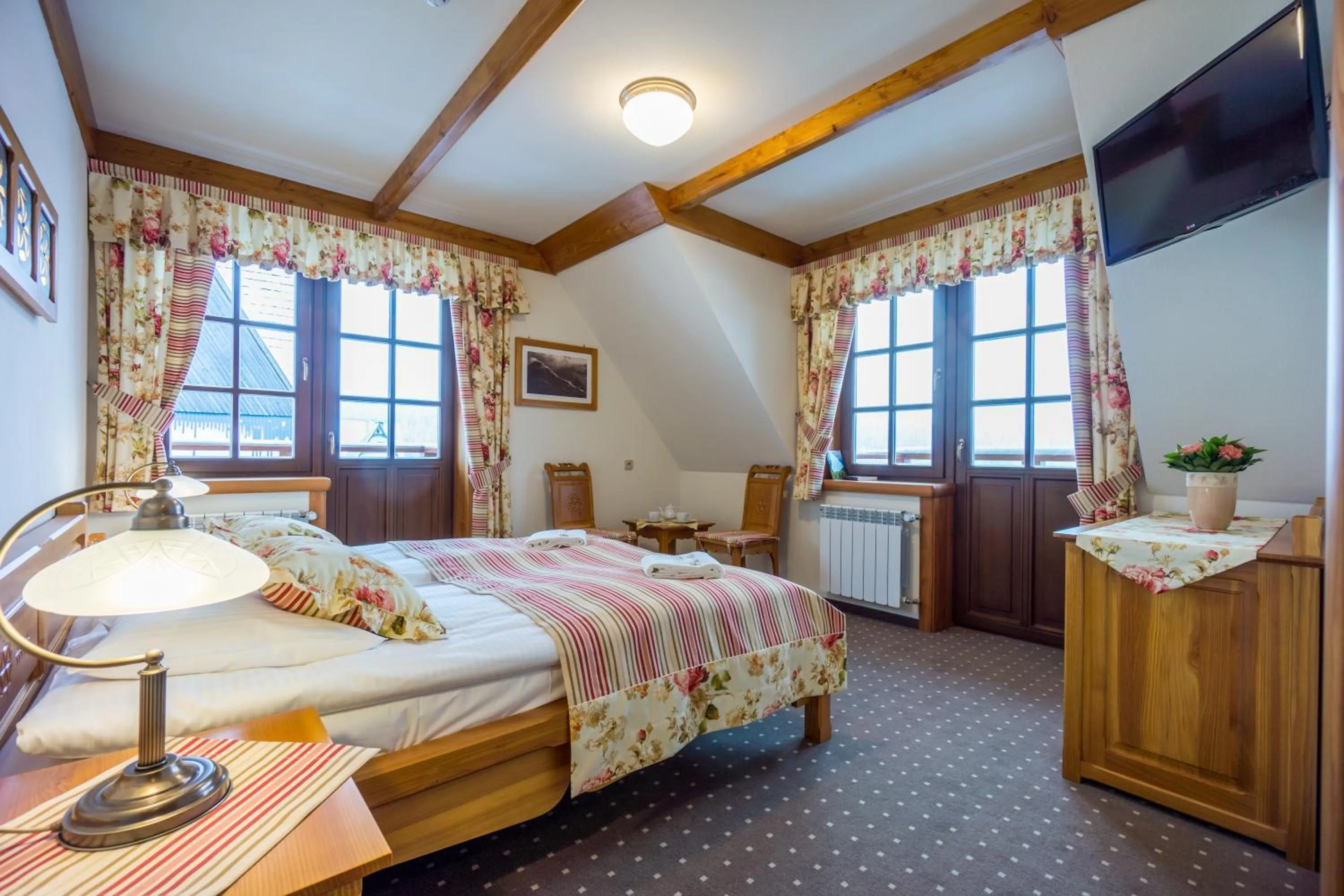 Photo of the whole room, Bed in Willa Pod Miedzą 200 m do Term