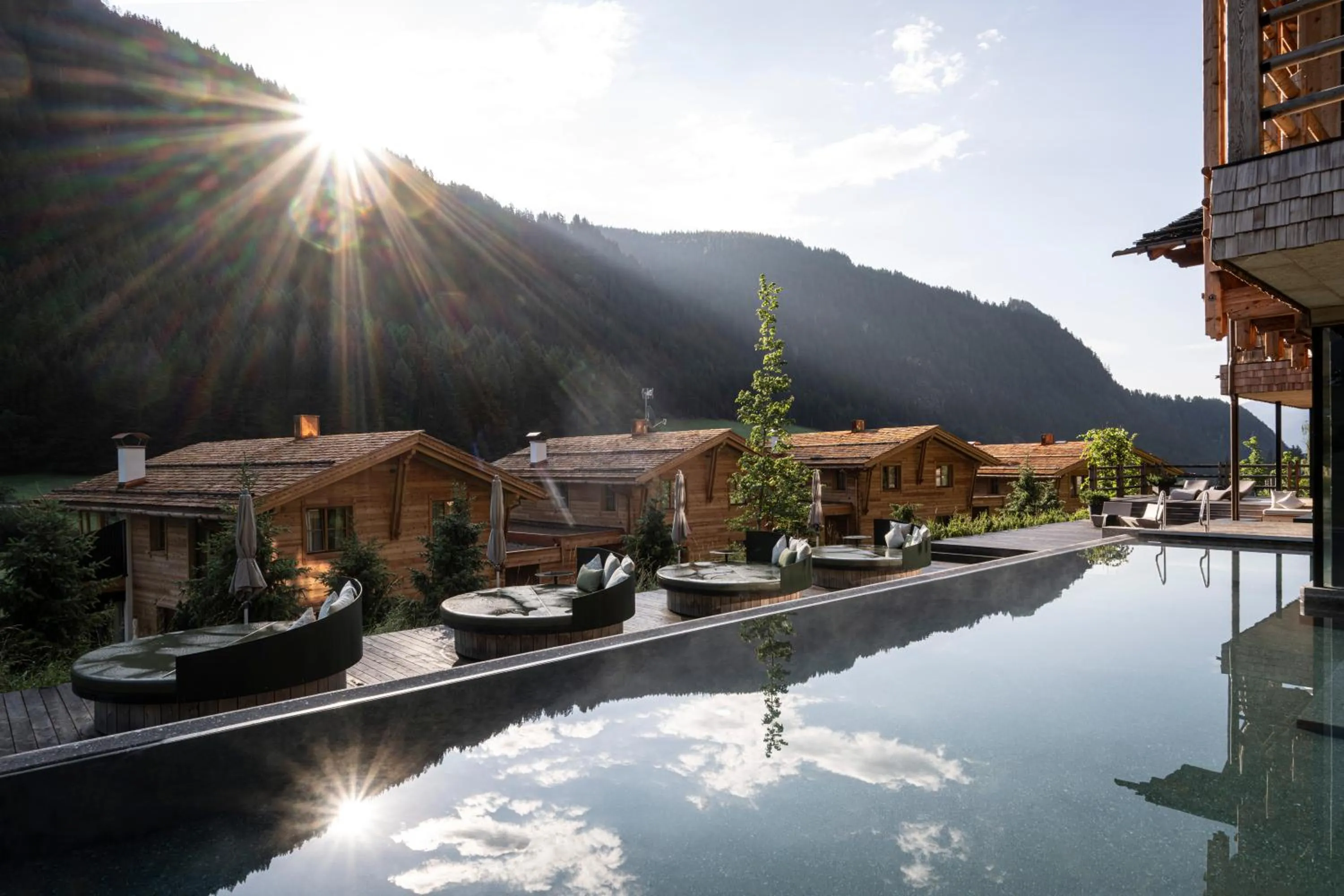 Property building in Valsegg Chalets Südtirol - luxury and private hideaway