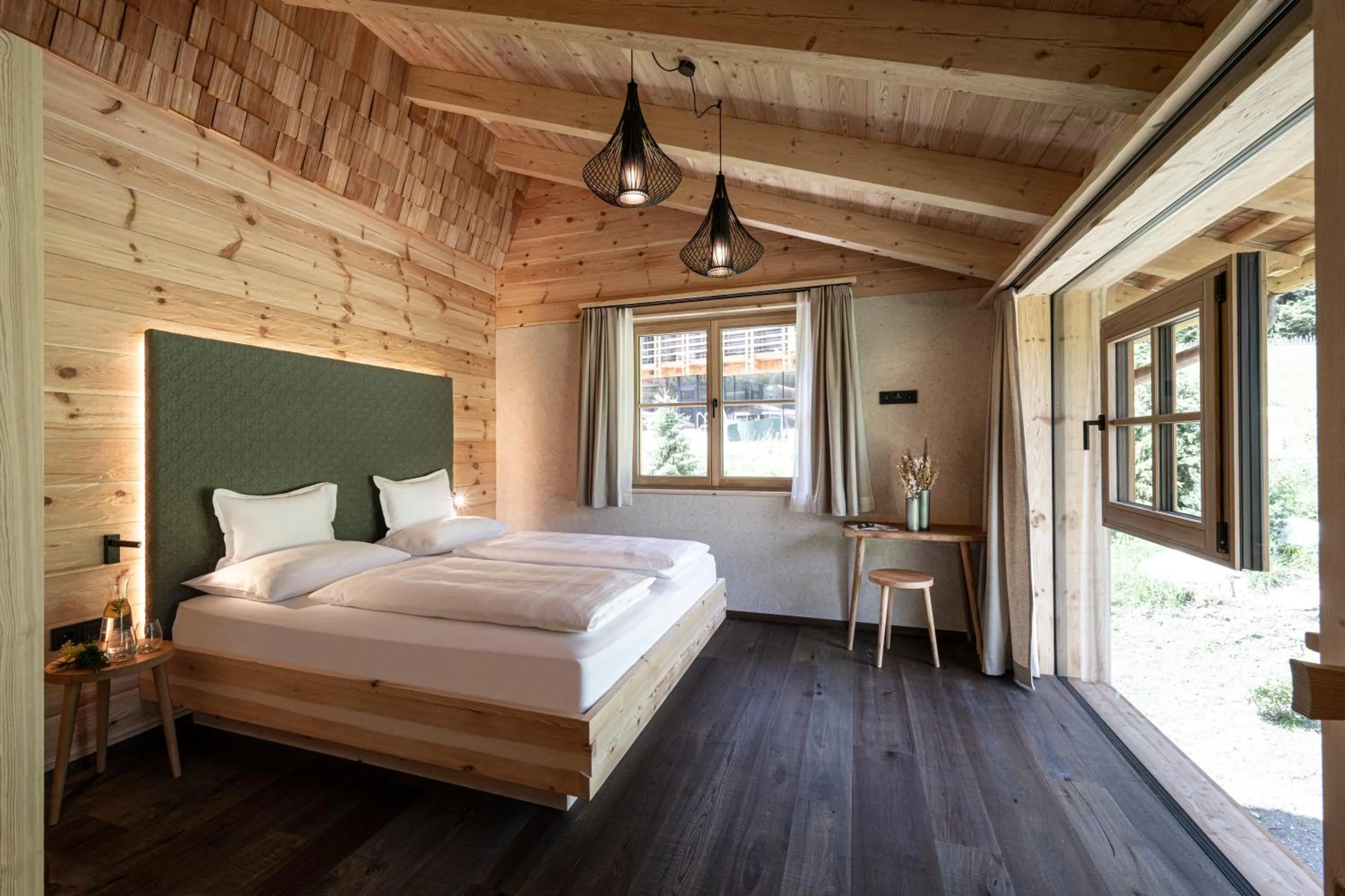 Bedroom, Bed in Valsegg Chalets Südtirol - luxury and private hideaway