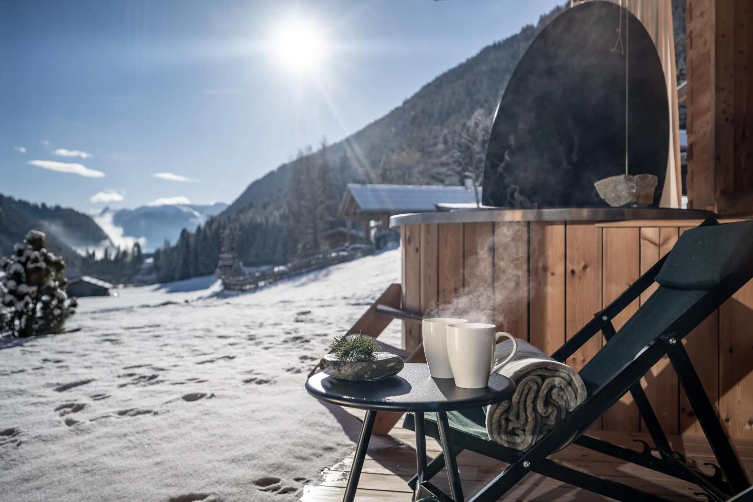 Winter in Valsegg Chalets Südtirol - luxury and private hideaway