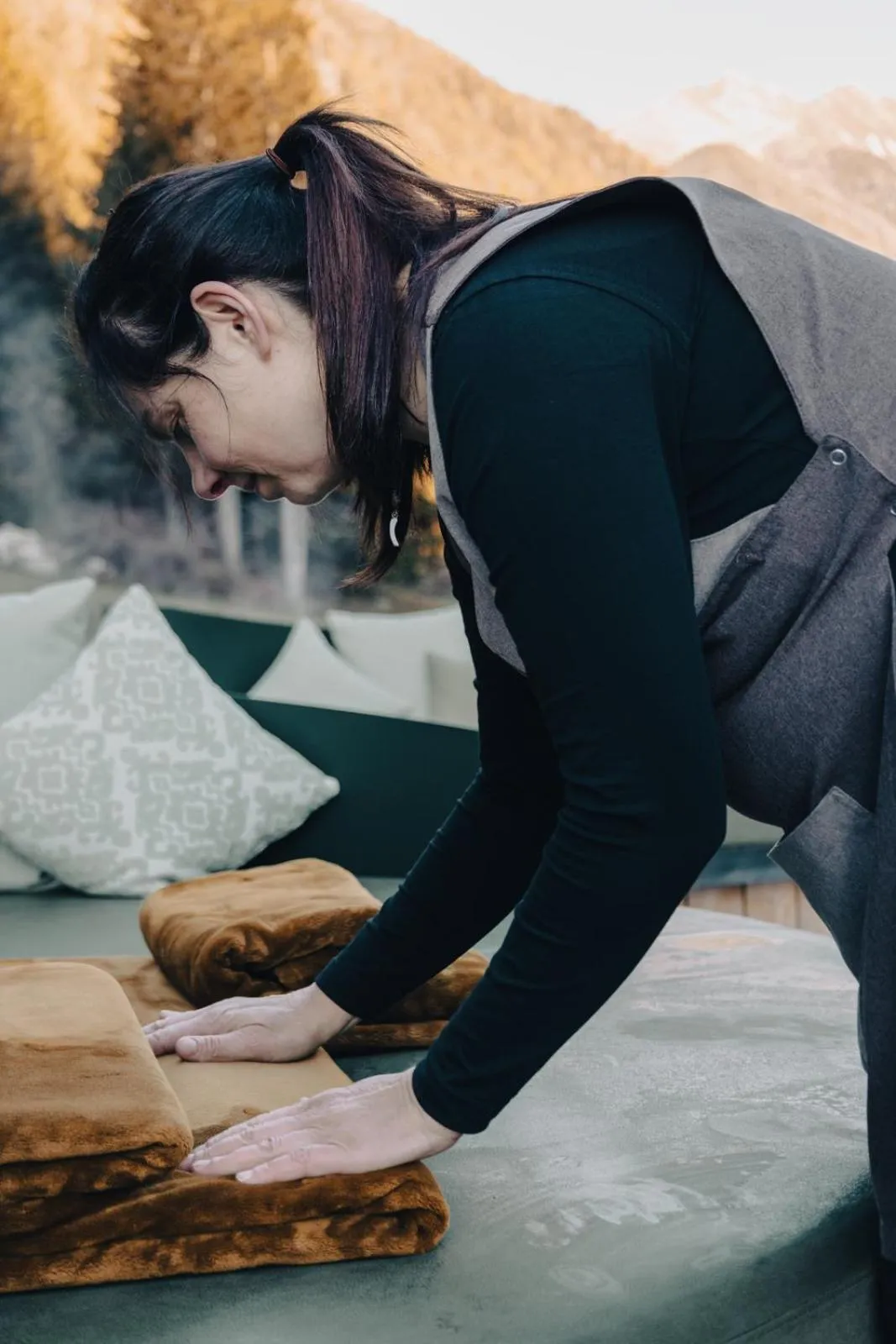 room service in Valsegg Chalets Südtirol - luxury and private hideaway