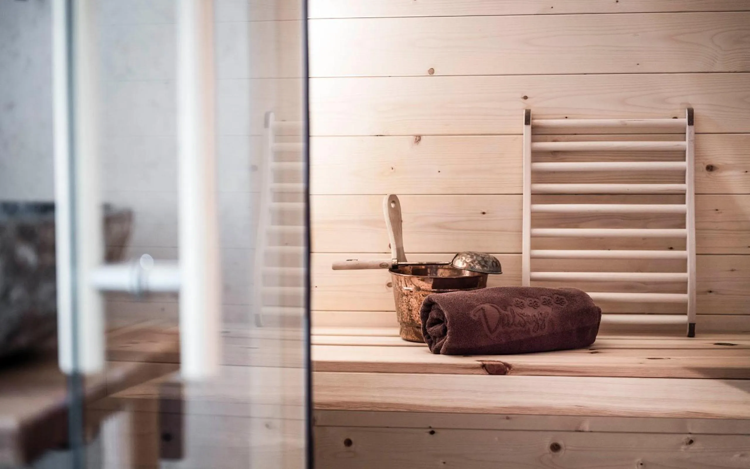 Sauna in Valsegg Chalets Südtirol - luxury and private hideaway