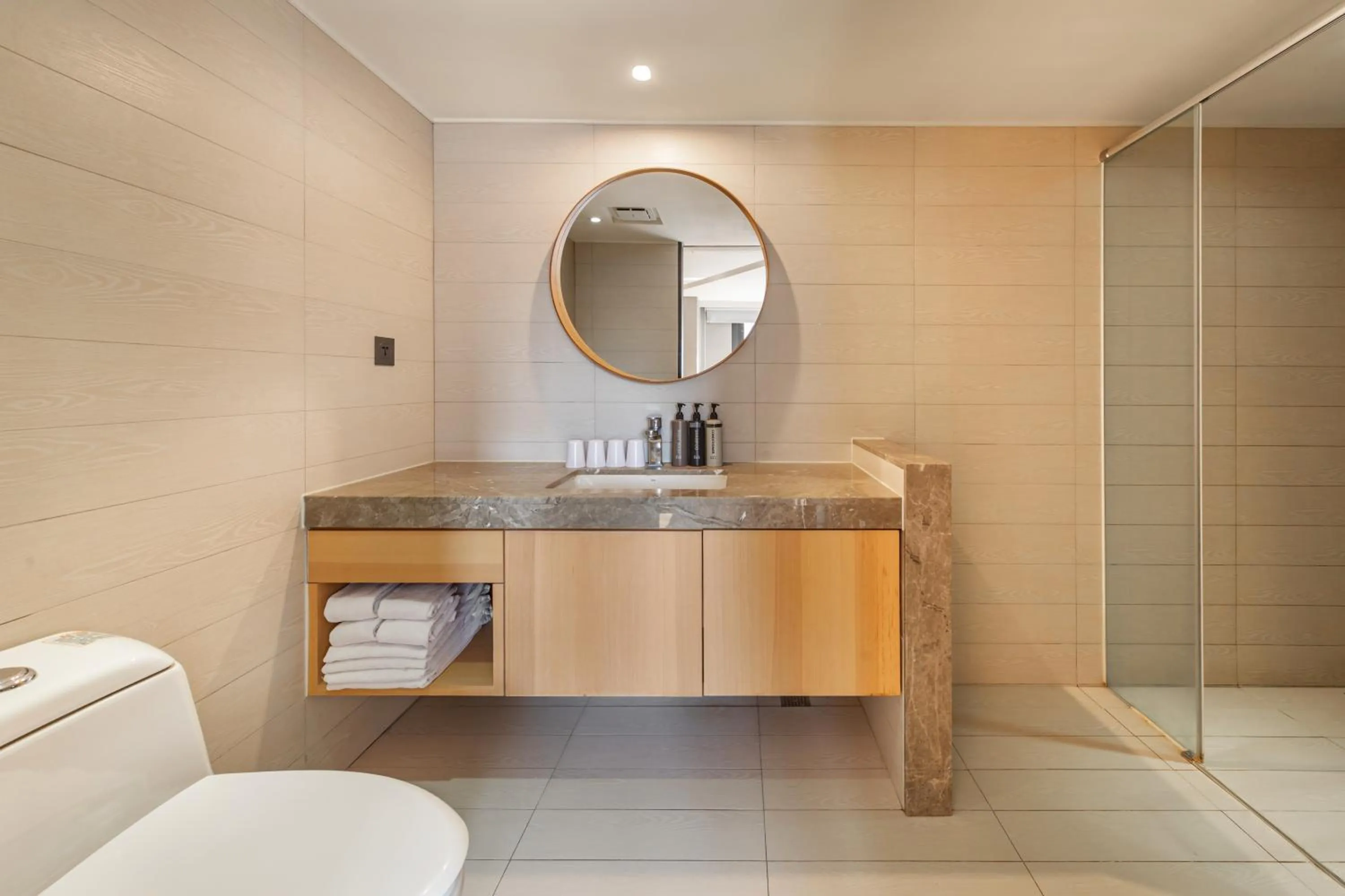 Bathroom in CHECK inn Taichung Wenxin Zhongqing