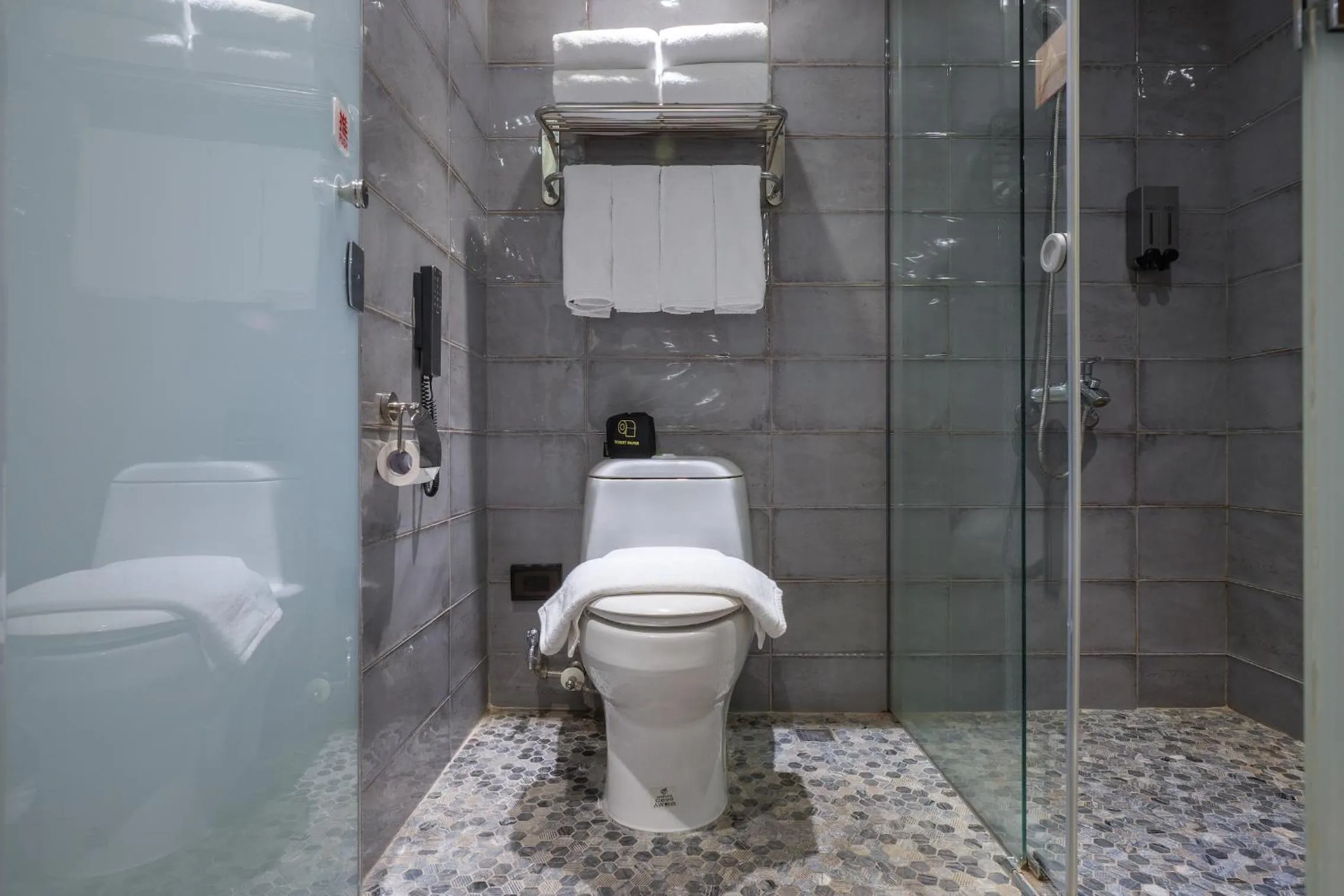 Bathroom in CHECK inn Taichung Wenxin Zhongqing