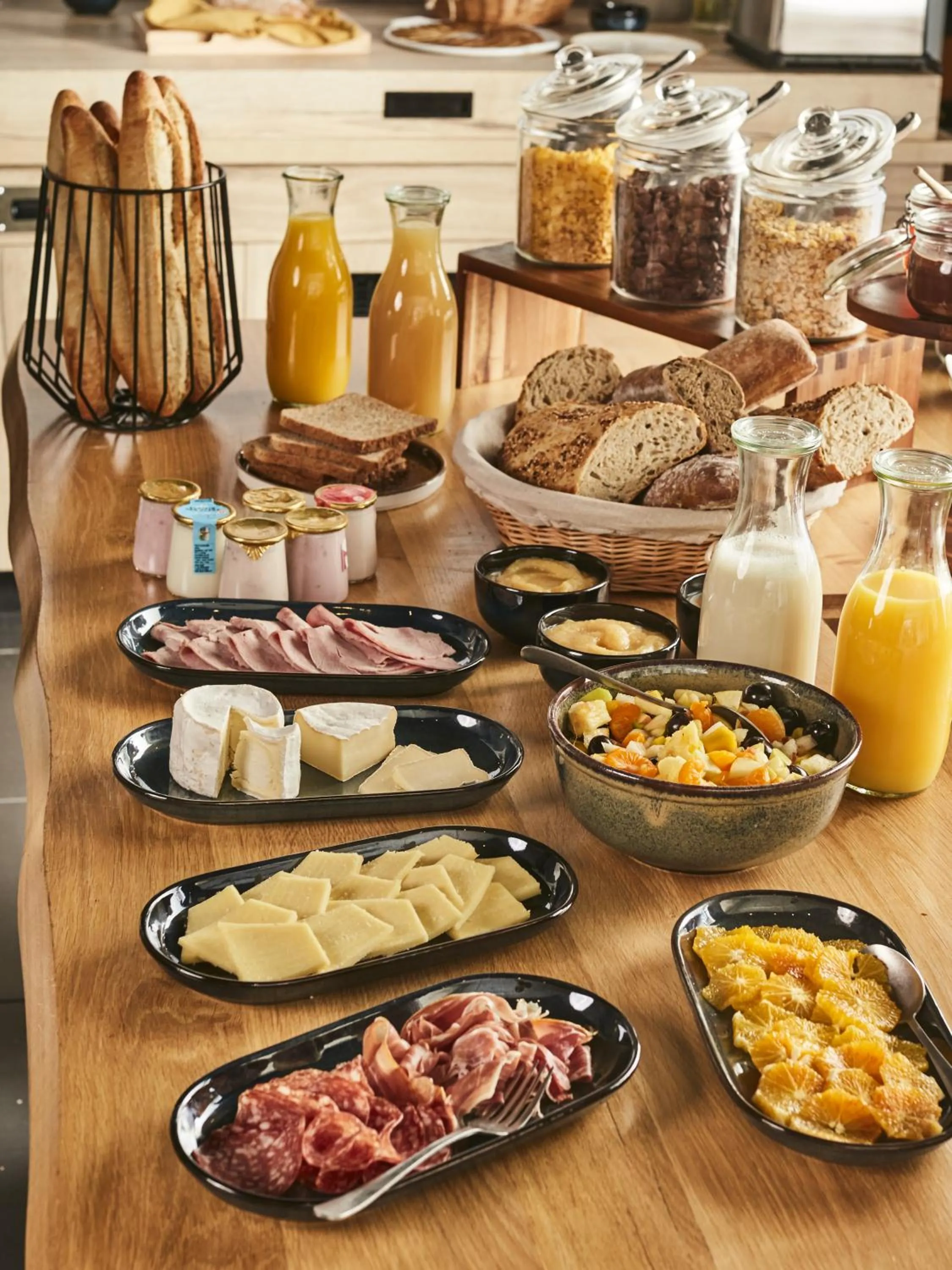 Buffet breakfast in Campanile Dijon Sud - Marsannay