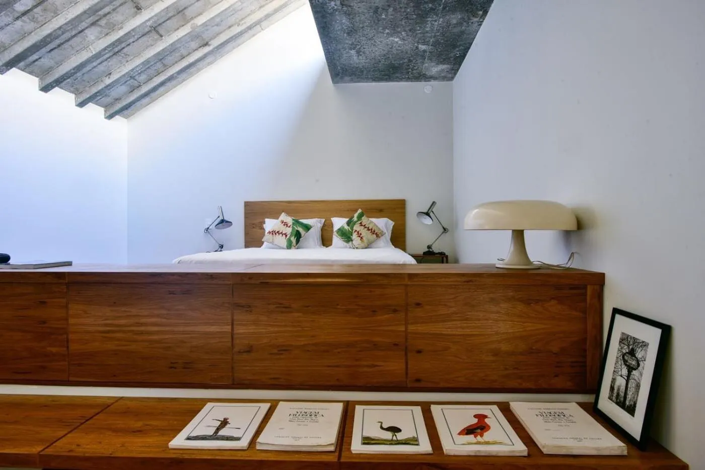 Decorative detail, Bed in Chez Georges