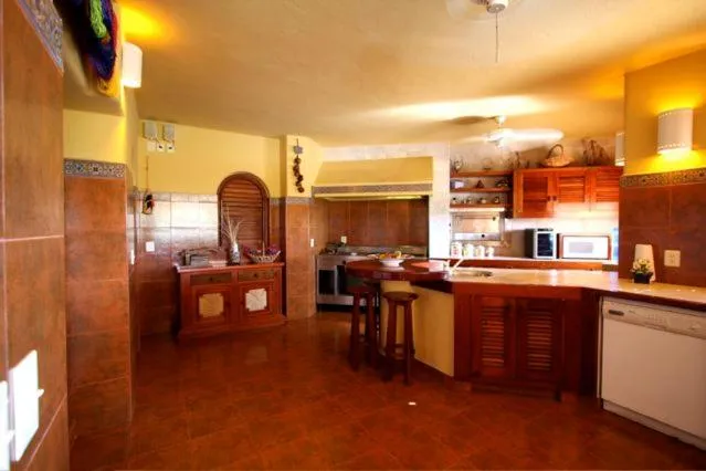 Kitchen or kitchenette in Villa Carolina Boutique Hotel ADULTS ONLY
