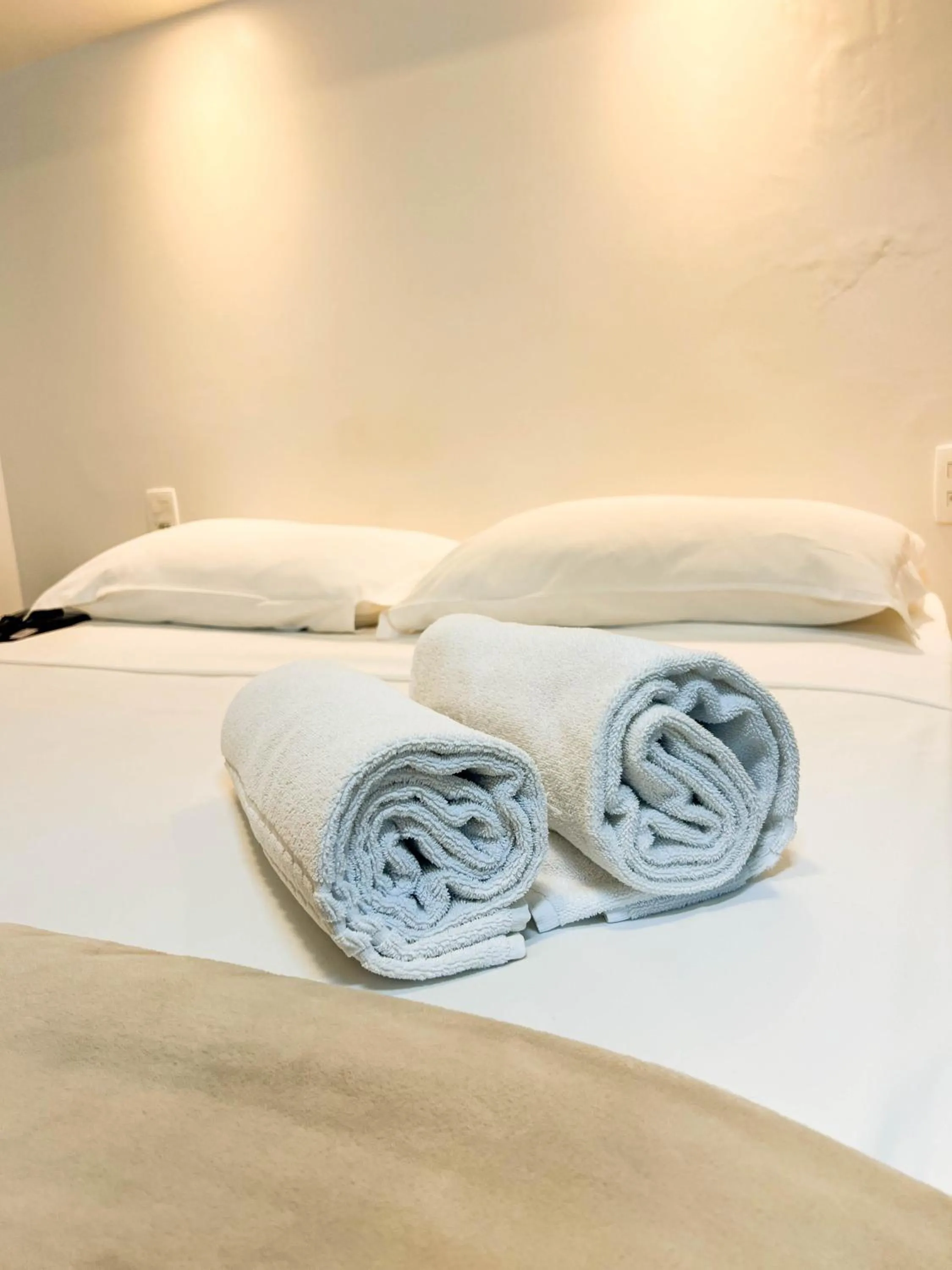 Bed in Royal Center Hotel Lourdes