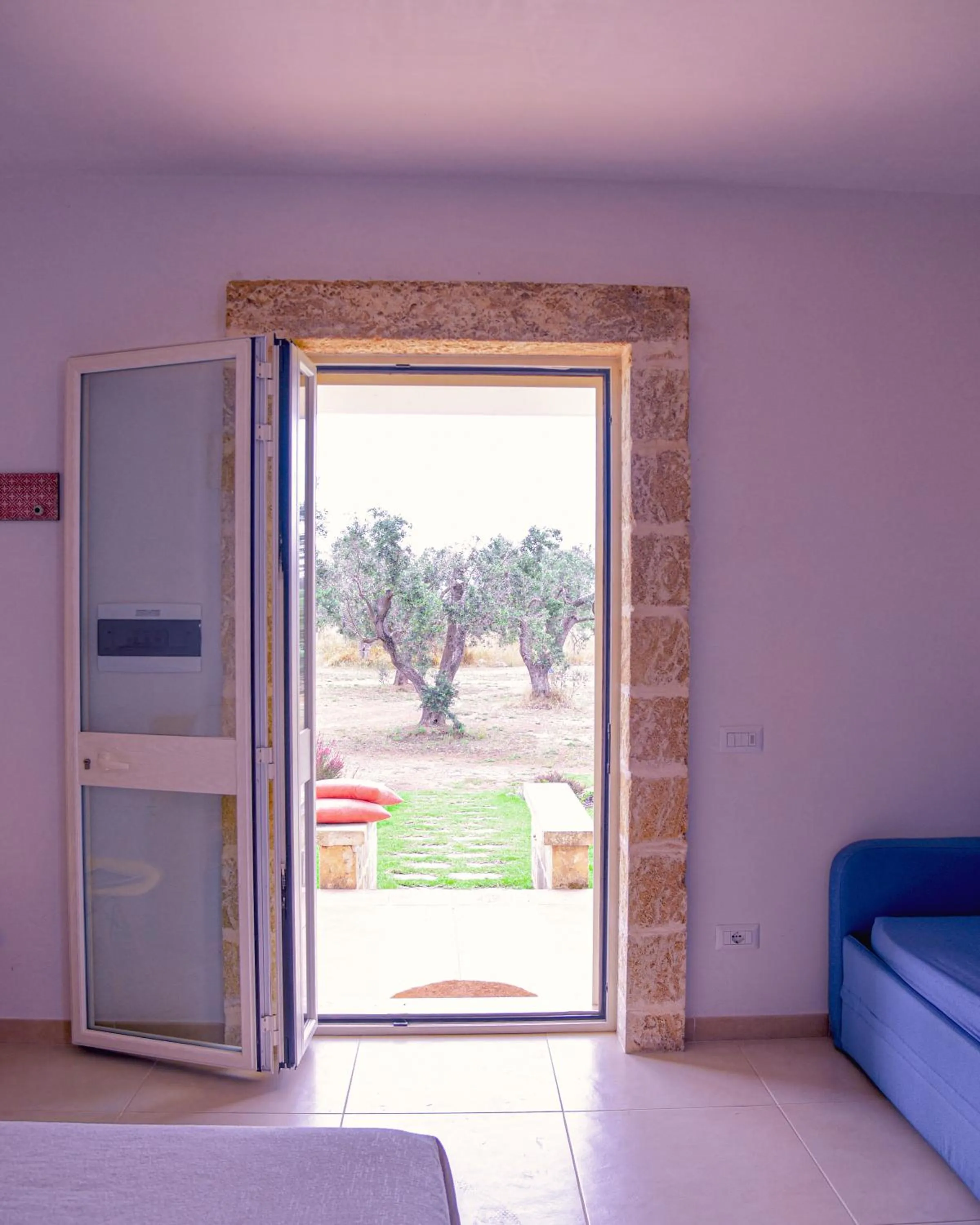 View (from property/room), Bed in Agriturismo Tenuta Calitre