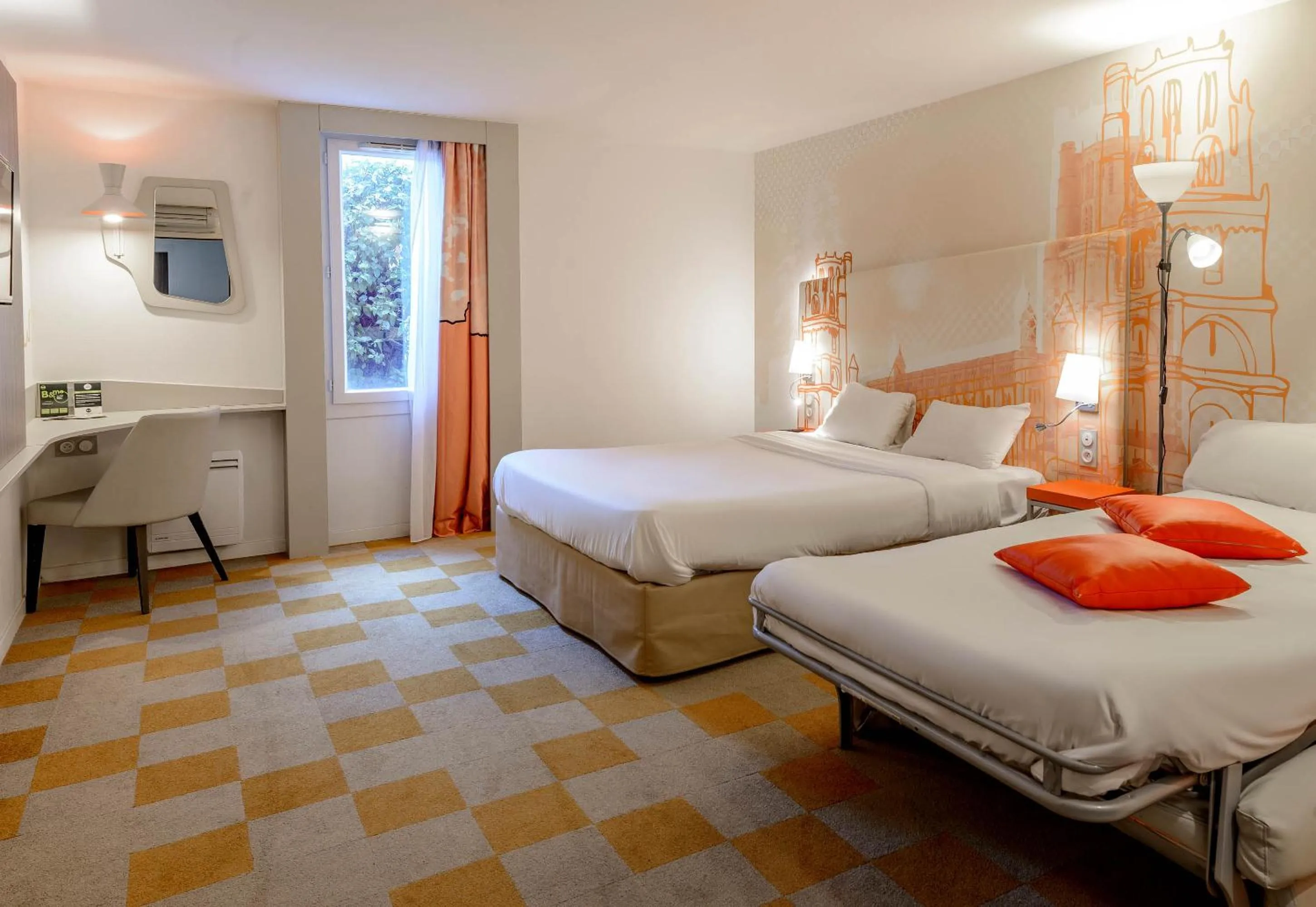 Bedroom, Bed in B&B HOTEL Albi