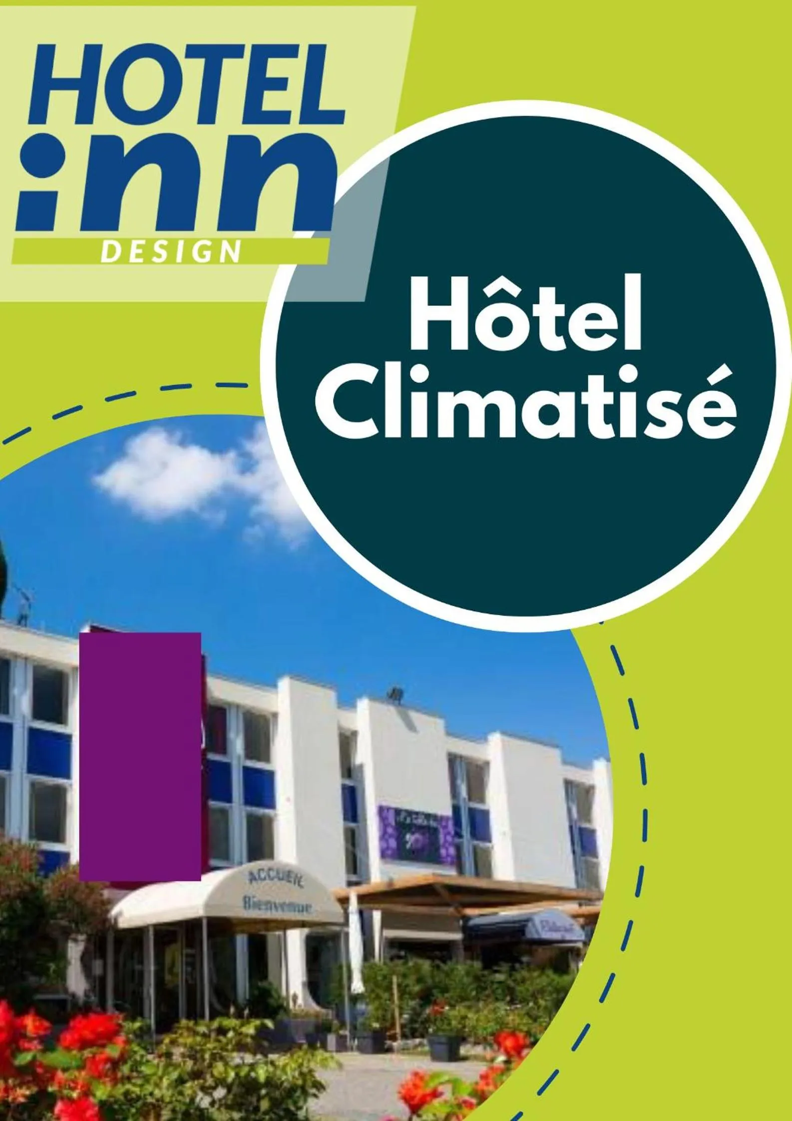 Property building in Hotel inn Grenoble Eybens Parc des Expositions Ex Kyriad