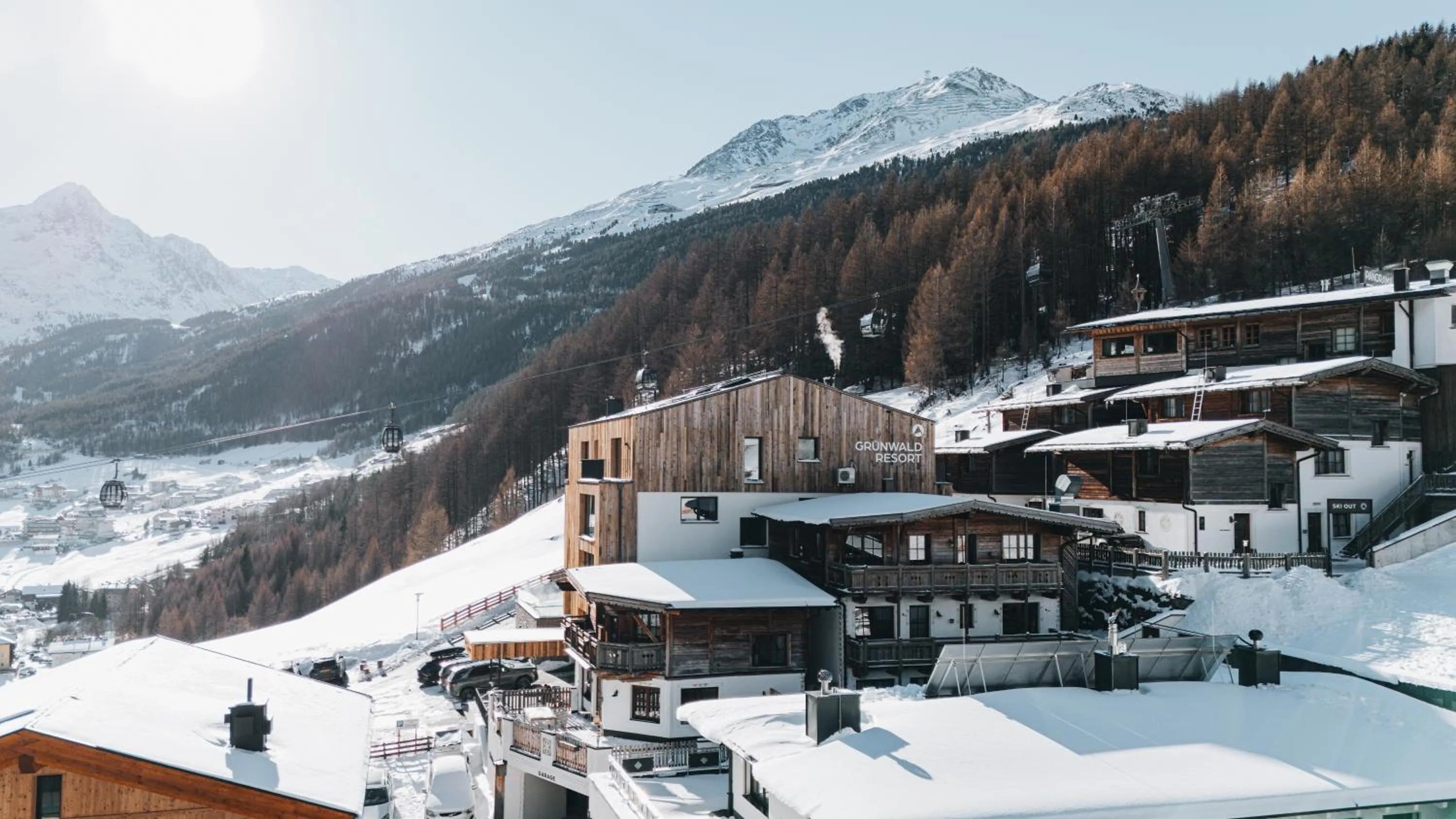Property building in Grünwald Resort Sölden