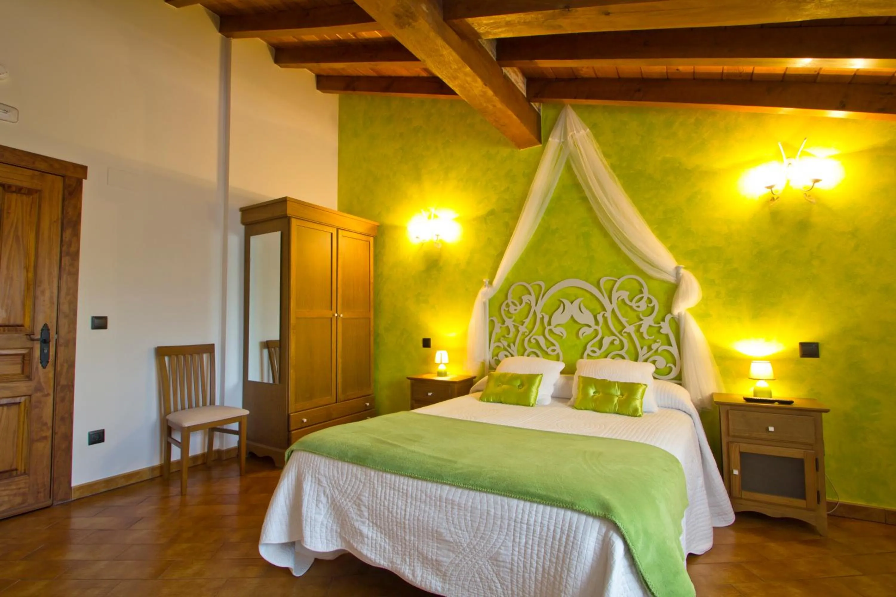 Bed in Posada La Fabula