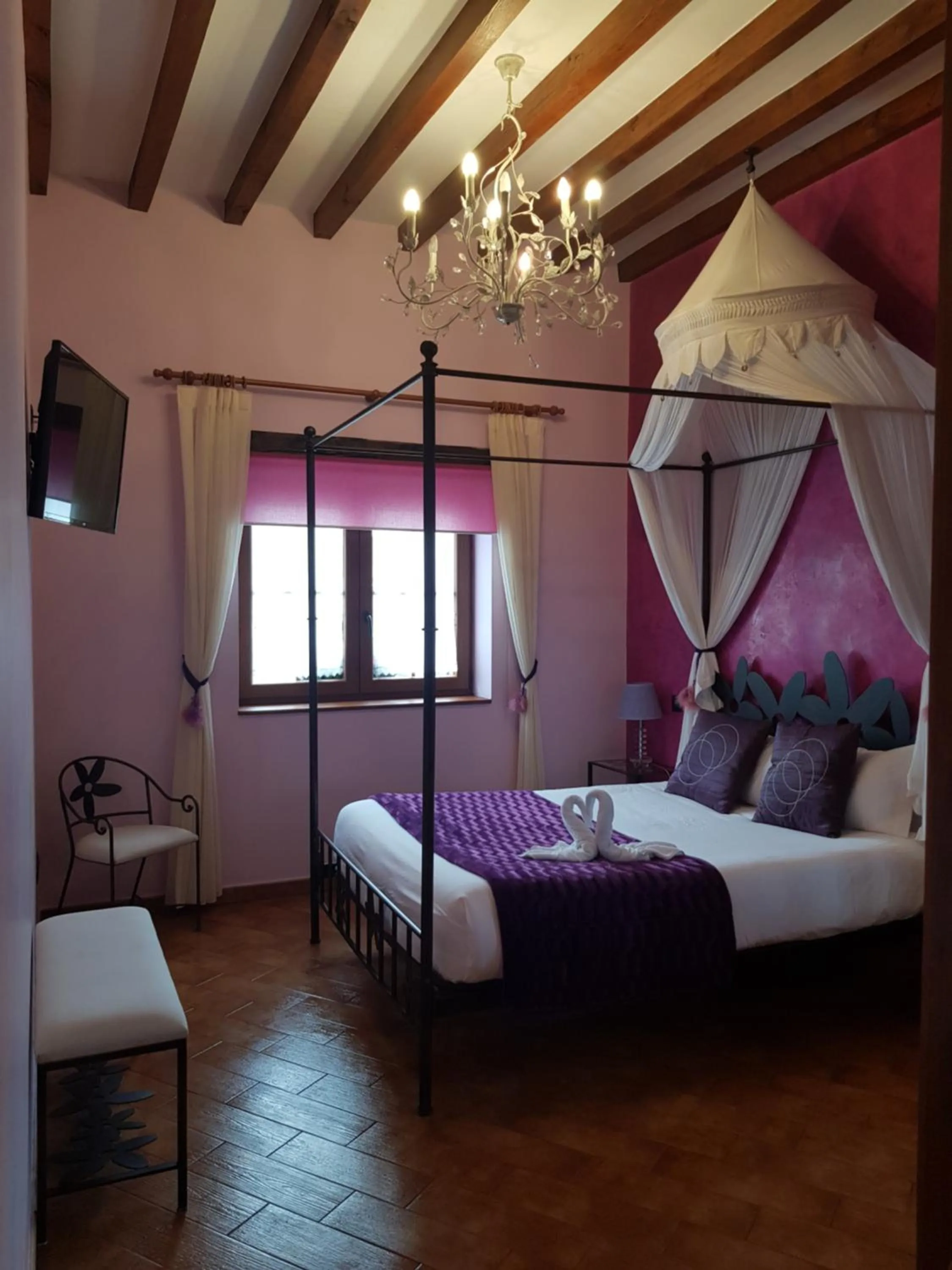 Bed in Posada La Fabula