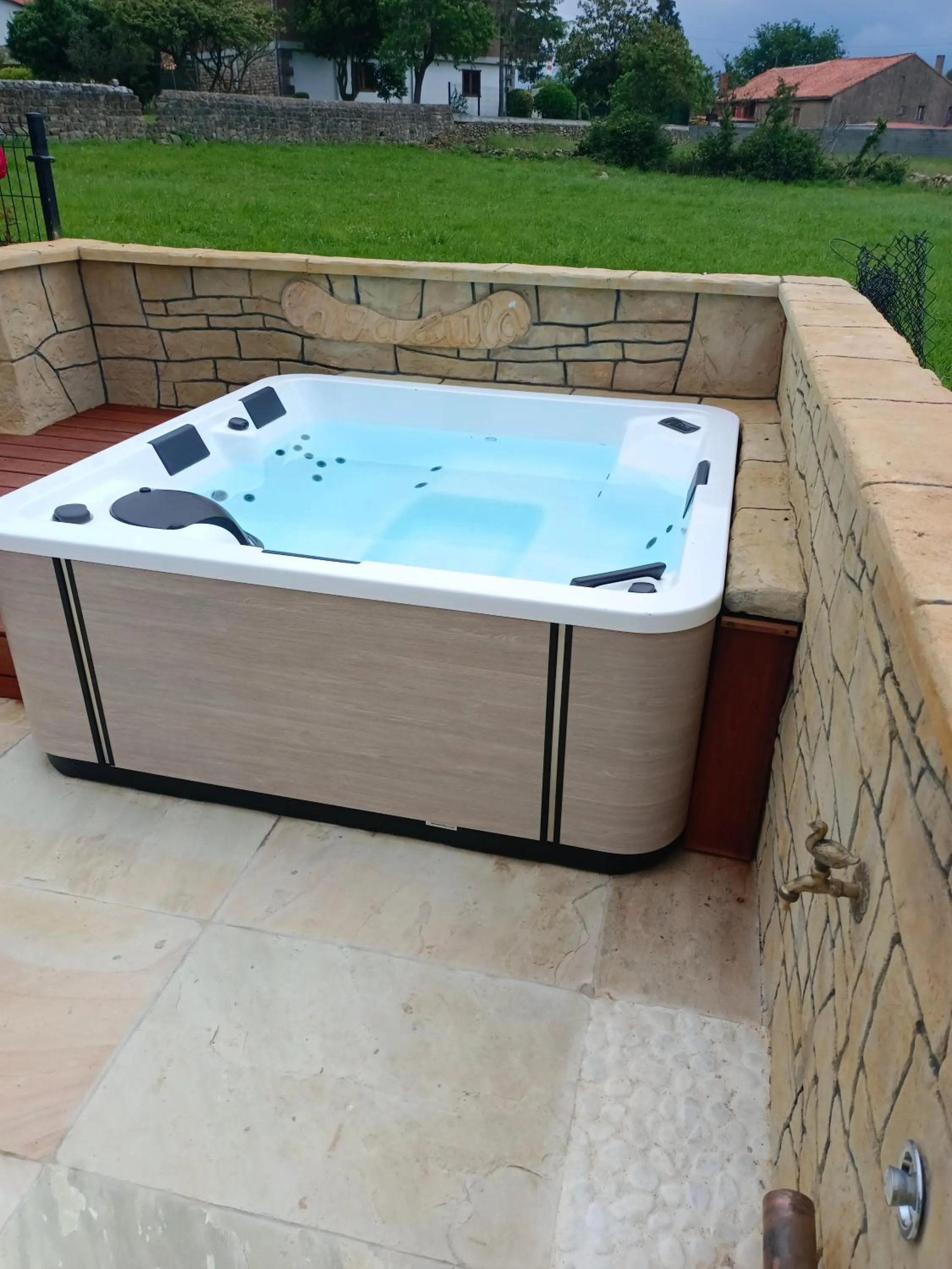 Hot Tub in Posada La Fabula