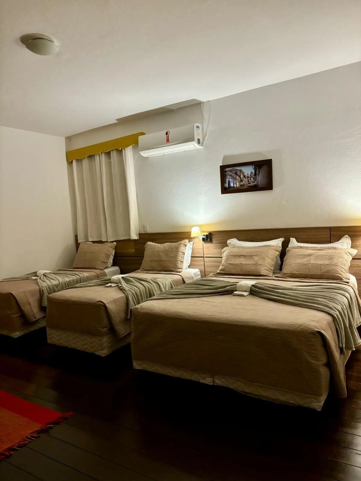 Bed in Pousada o Amanhecer