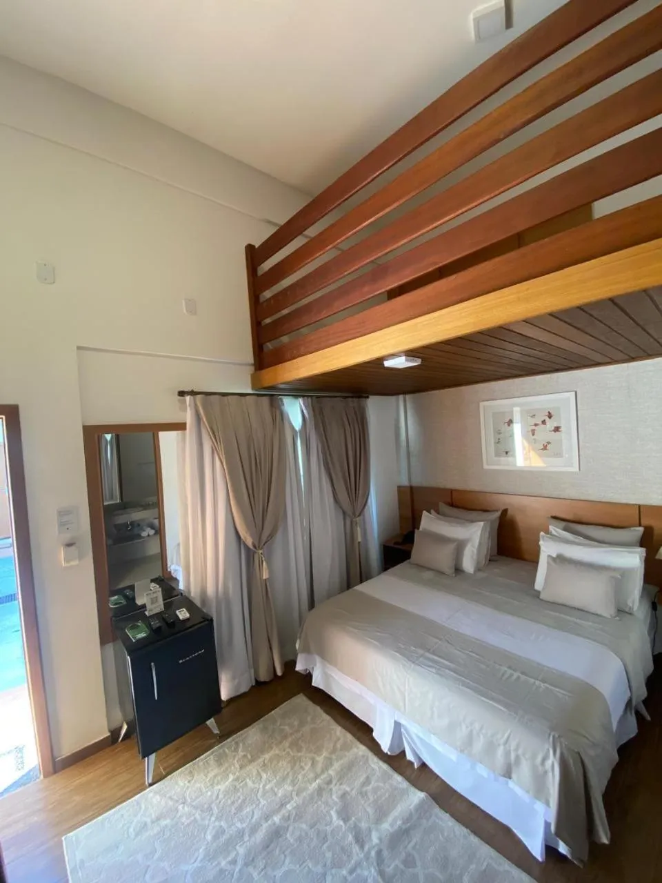 Bed in Hotel Aromas de Penedo