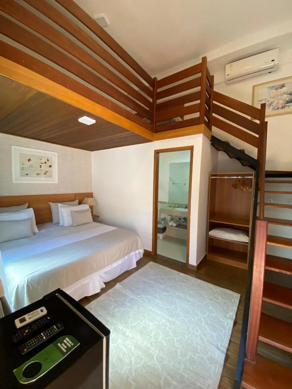 Bed in Hotel Aromas de Penedo