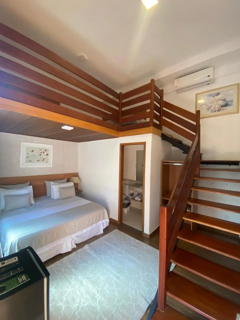 Bed in Hotel Aromas de Penedo