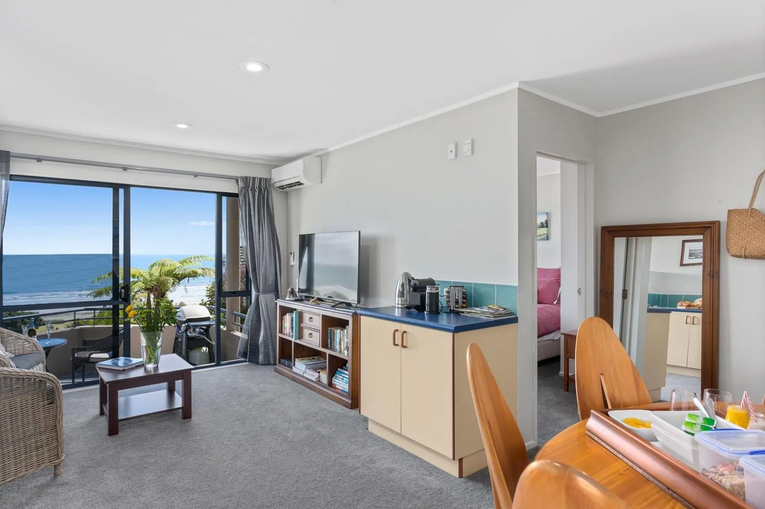 Living room in Ohope Heights