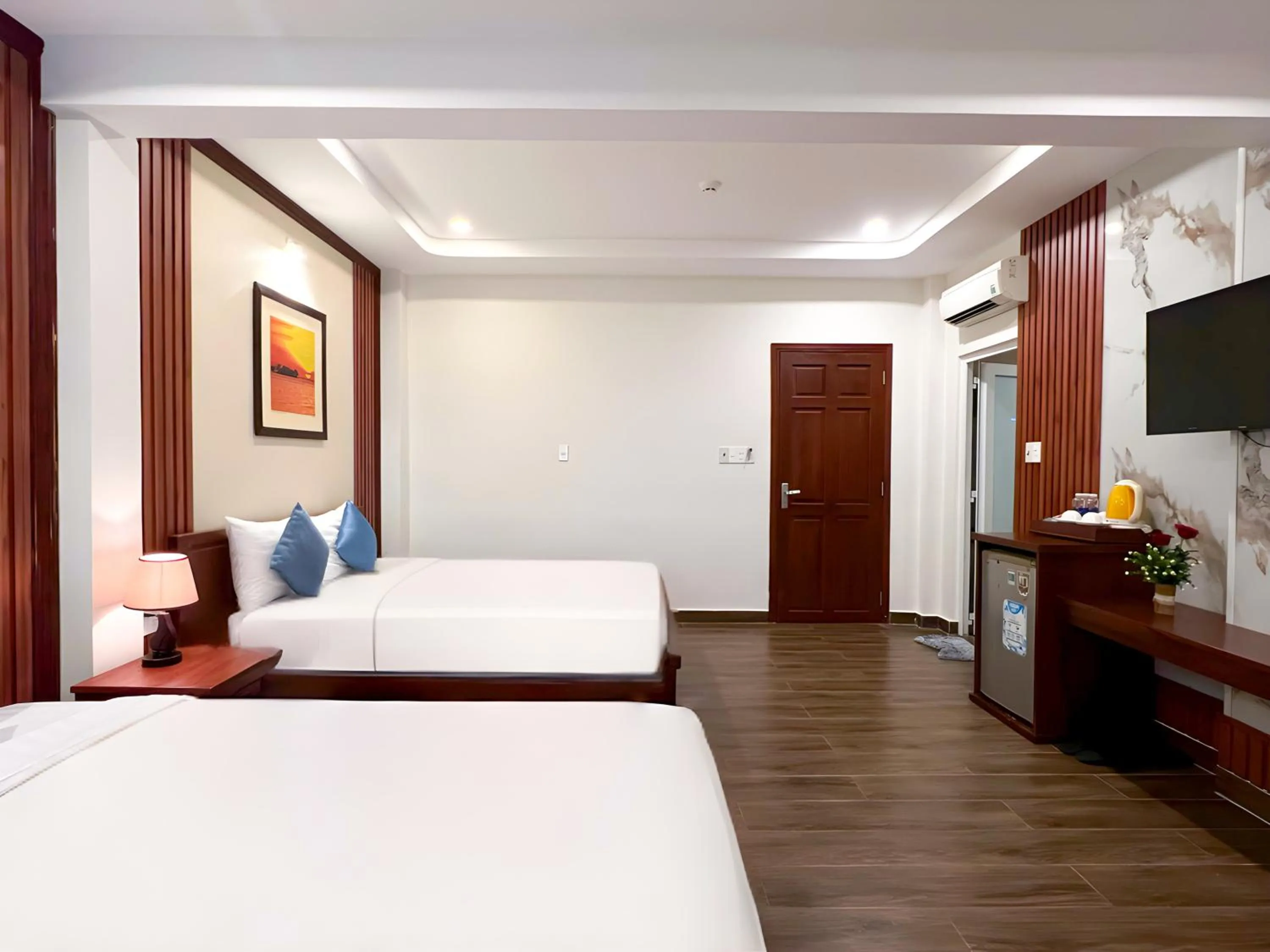 Seating area, Bed in Brenta Phu Quoc Hotel