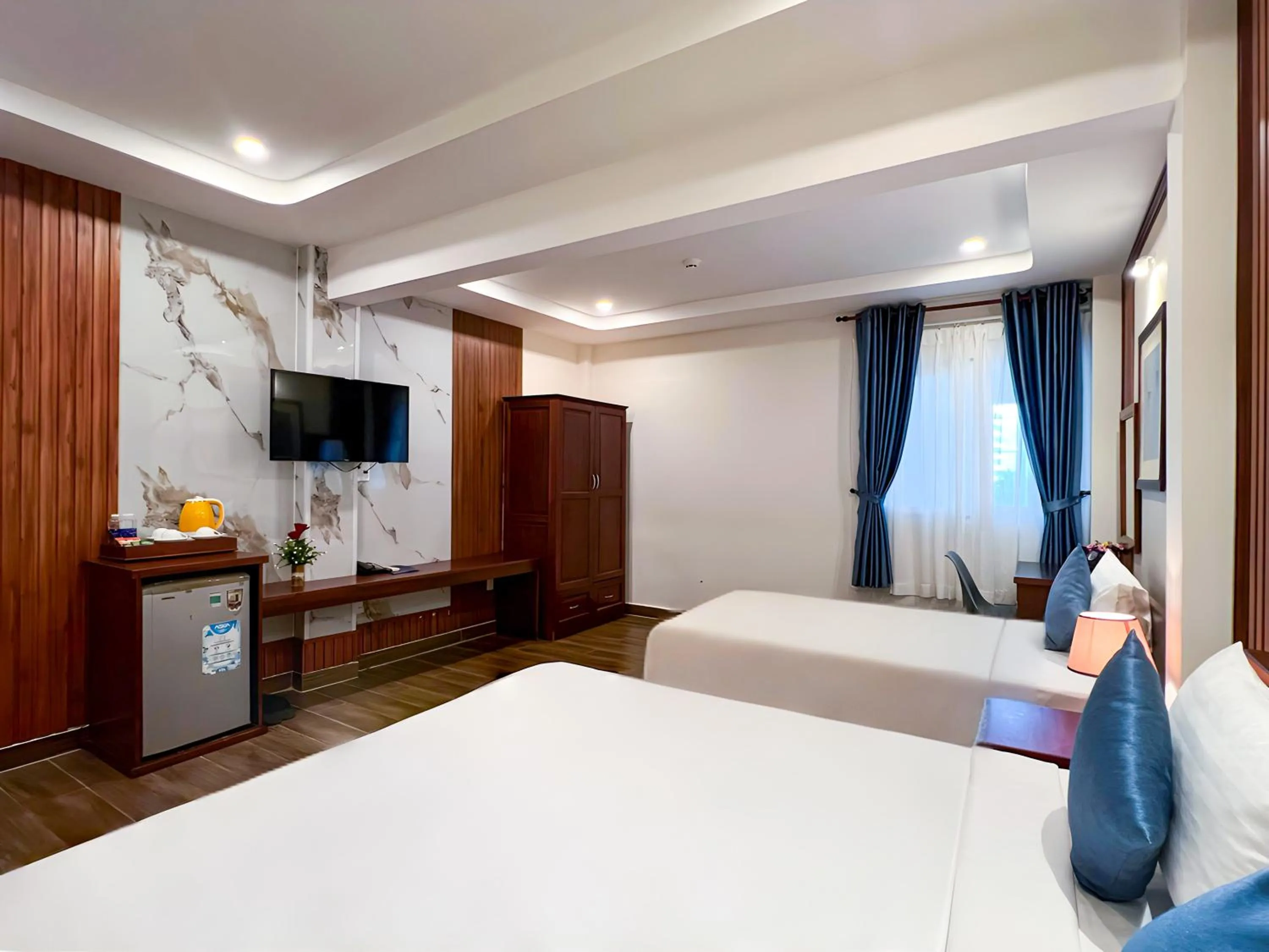 Bed in Brenta Phu Quoc Hotel