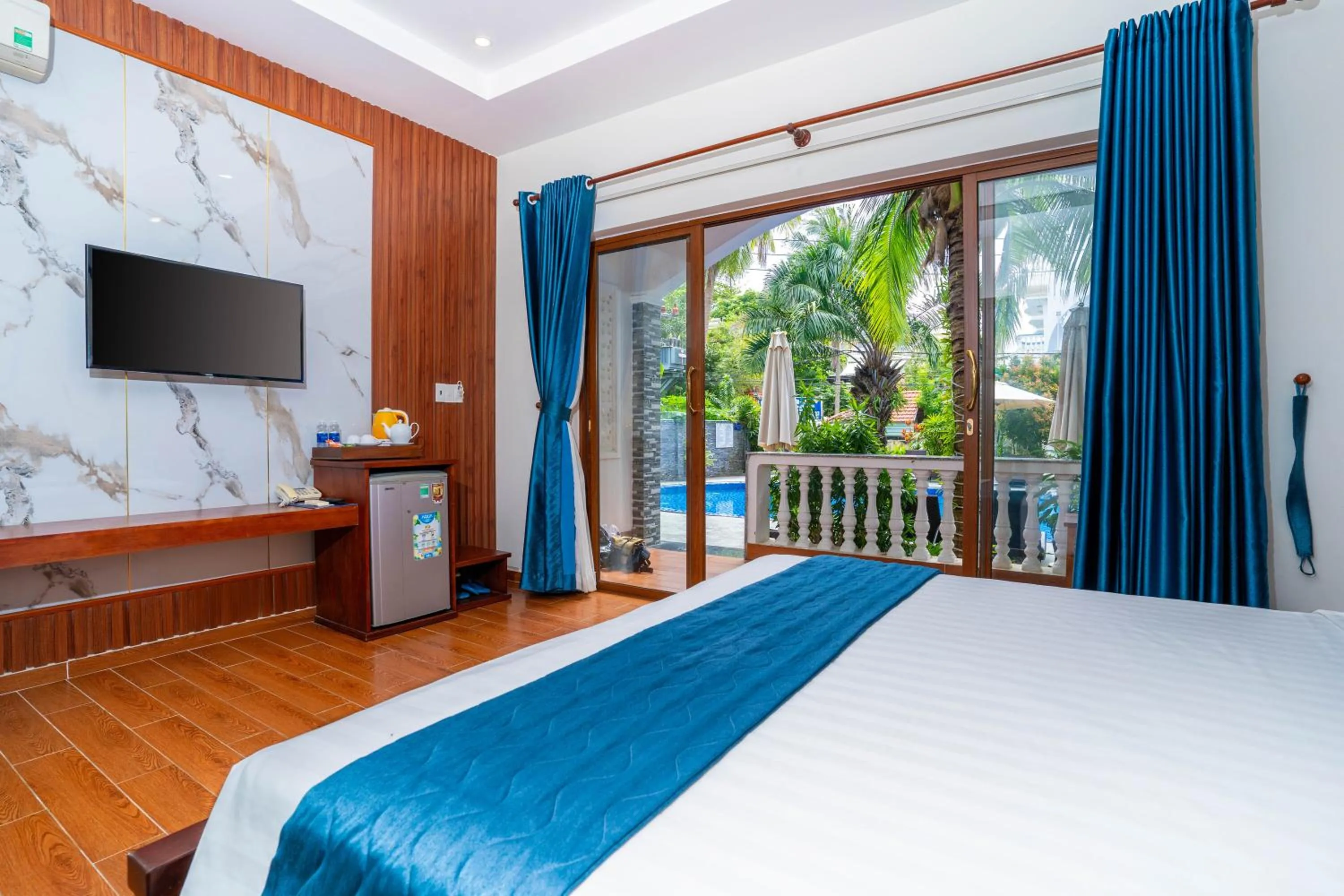 Bedroom, Bed in Brenta Phu Quoc Hotel