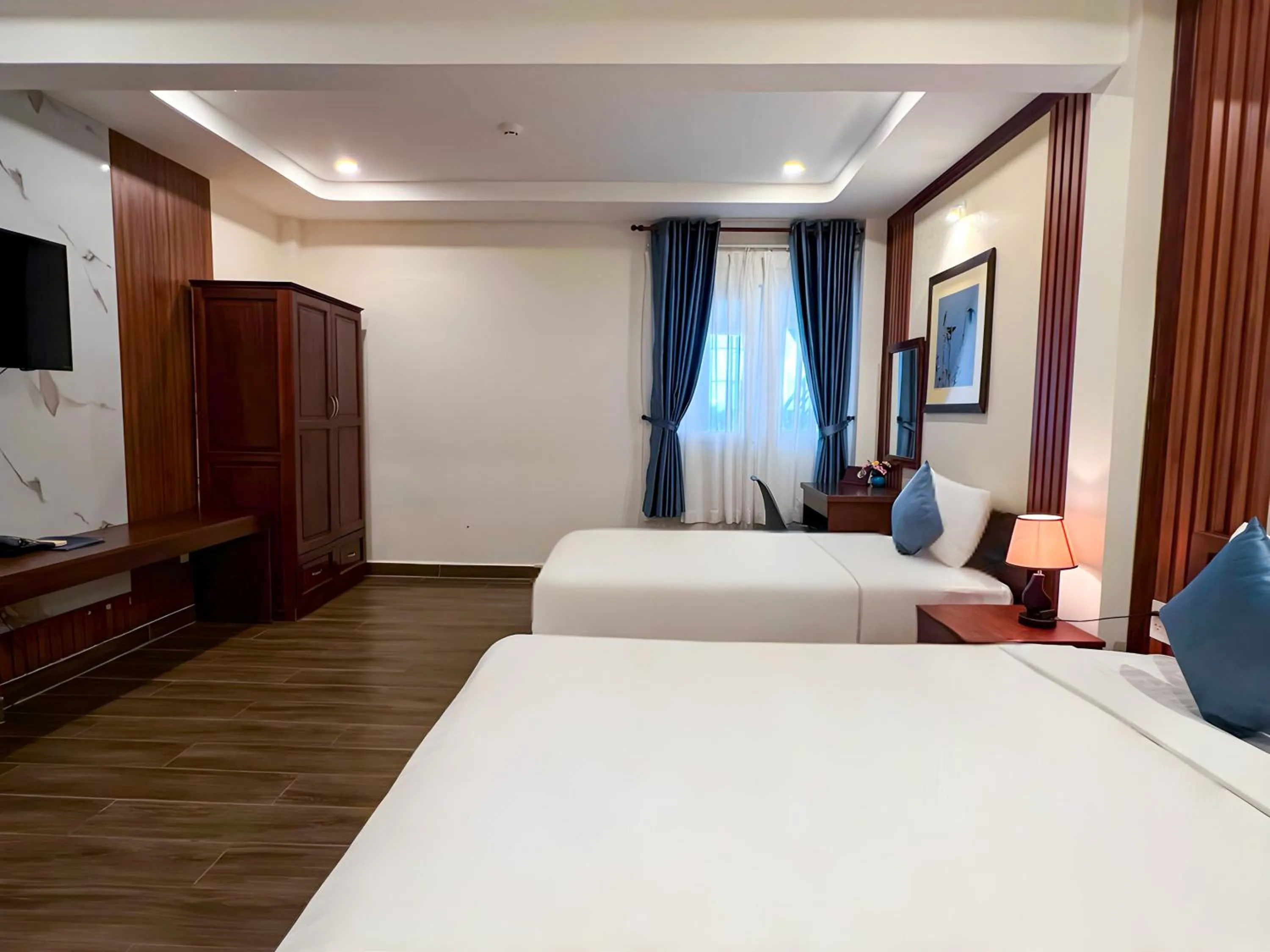 Bed in Brenta Phu Quoc Hotel