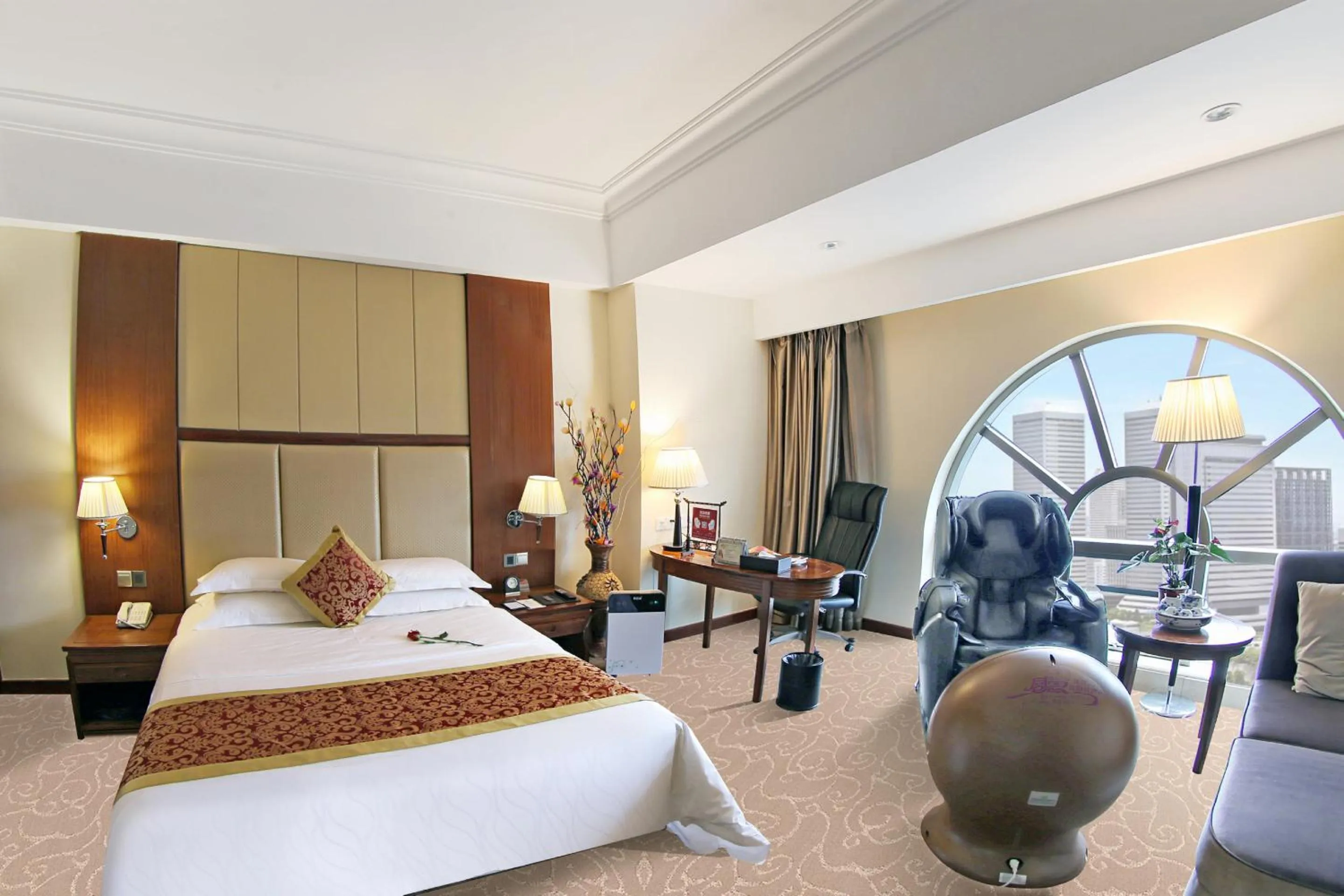 Bed in Gladden Hotel Jiangmen