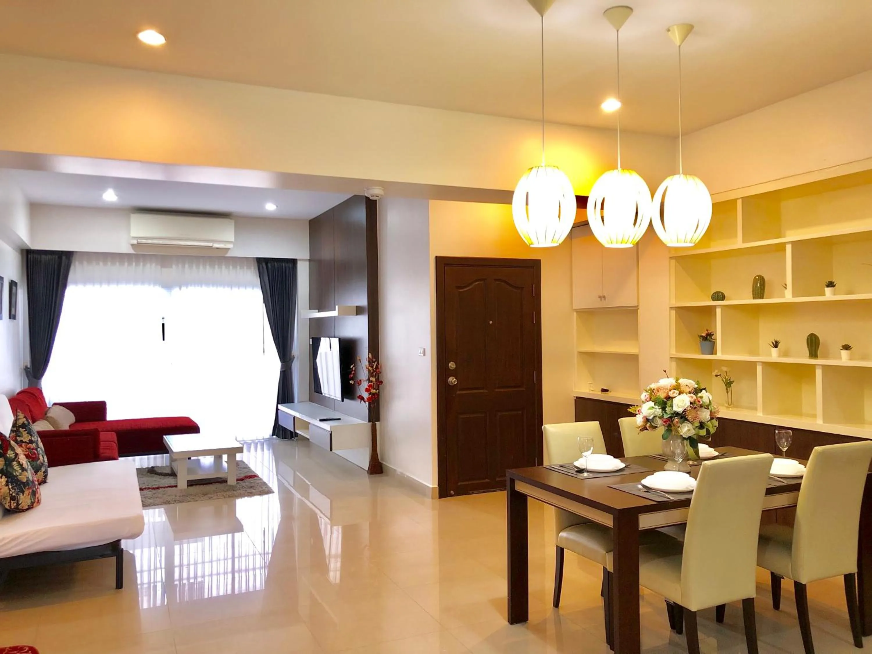 Living room in 14 Place Sukhumvit Suites