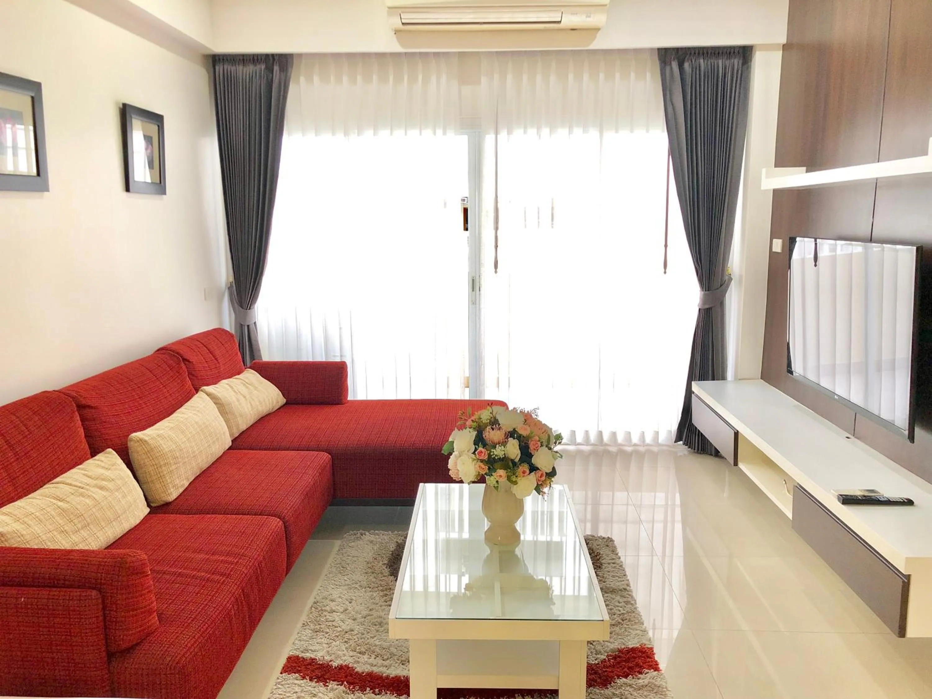 Living room in 14 Place Sukhumvit Suites