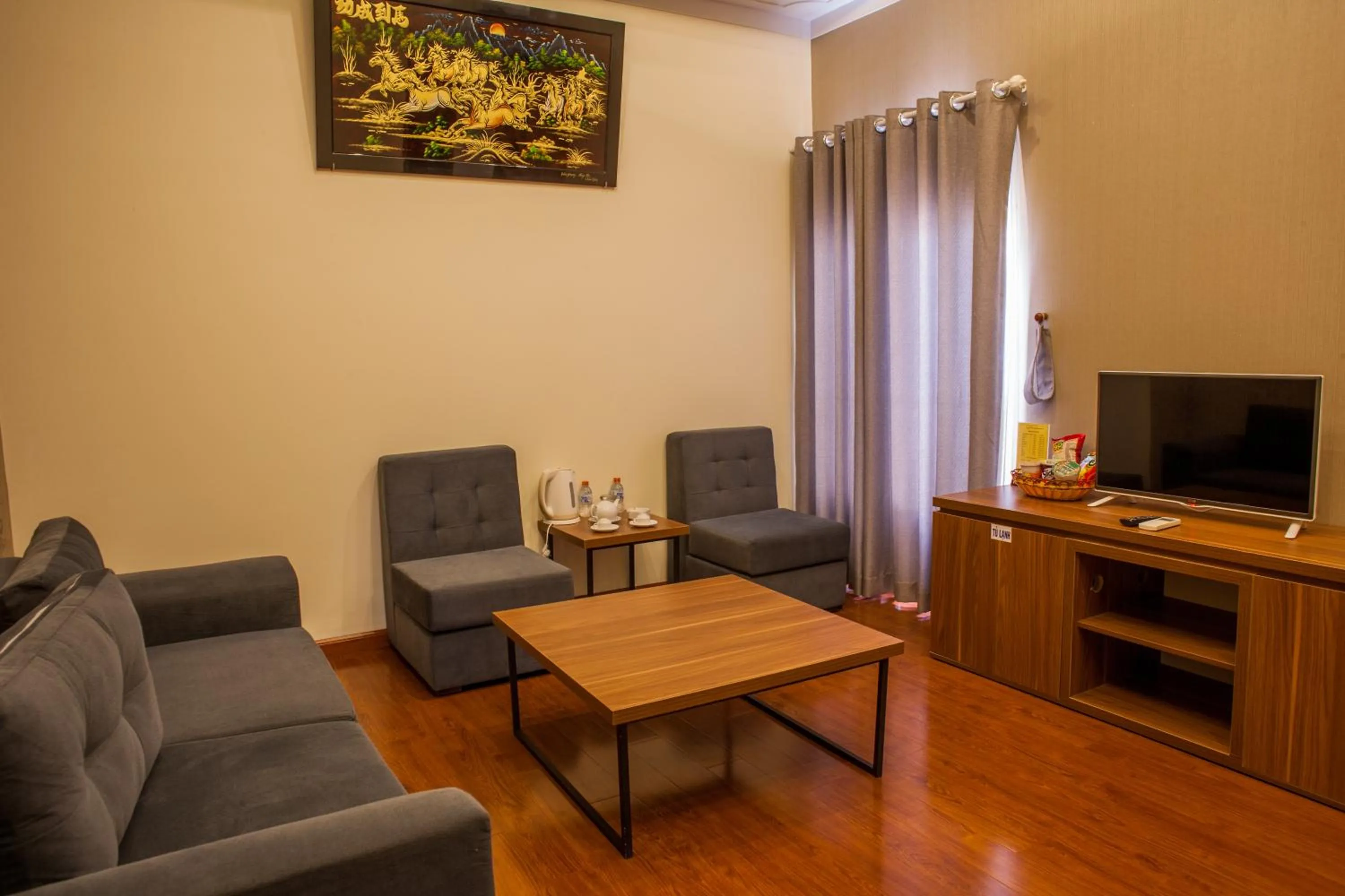 Seating area in Trieu Khang Hotel gần sân bay Cam Ranh near Cam Ranh Airport