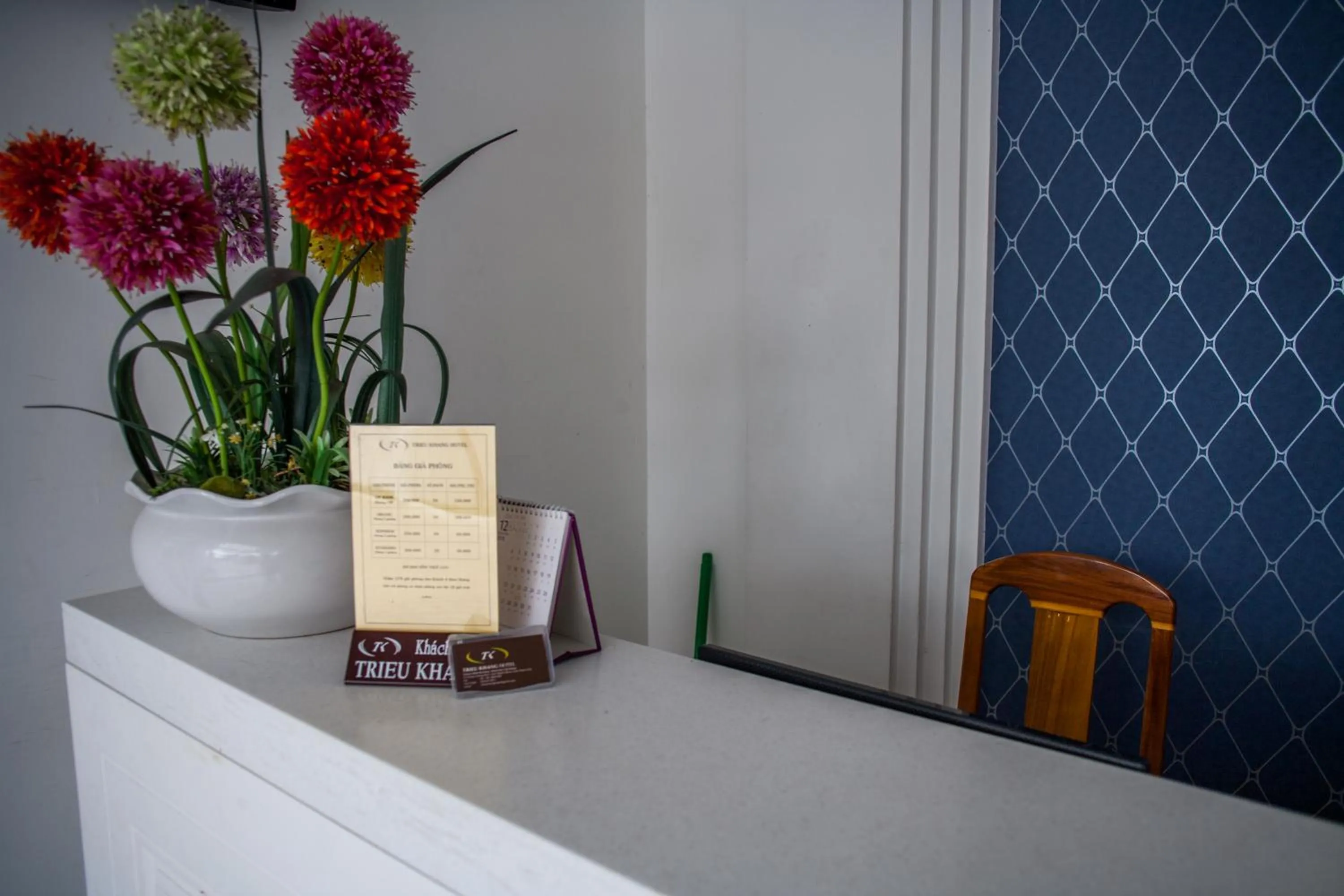 Lobby or reception in Trieu Khang Hotel gần sân bay Cam Ranh near Cam Ranh Airport