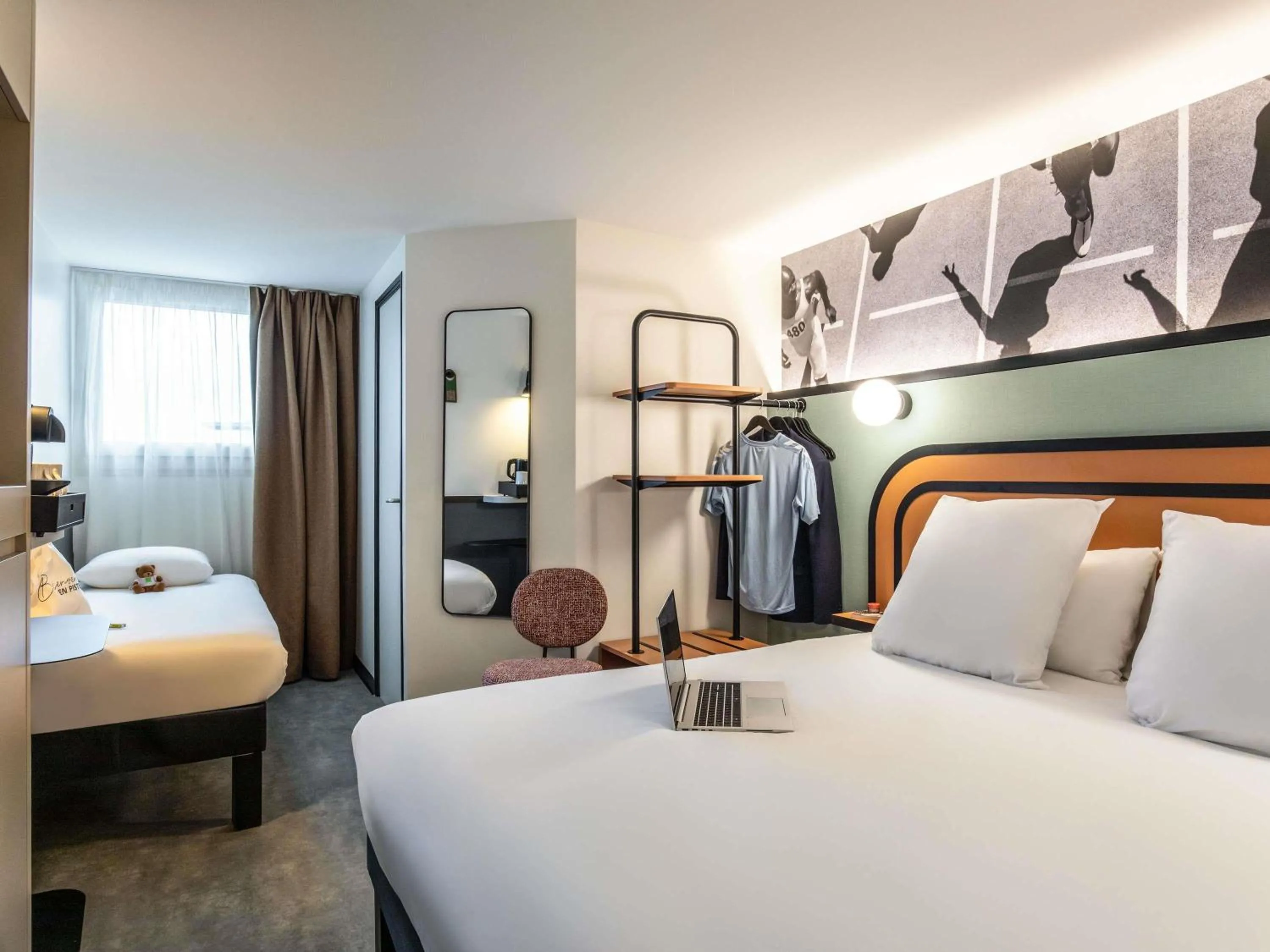 Bedroom, Bed in ibis Styles Colombes Paris Ouest (Ouverture Octobre 2025)