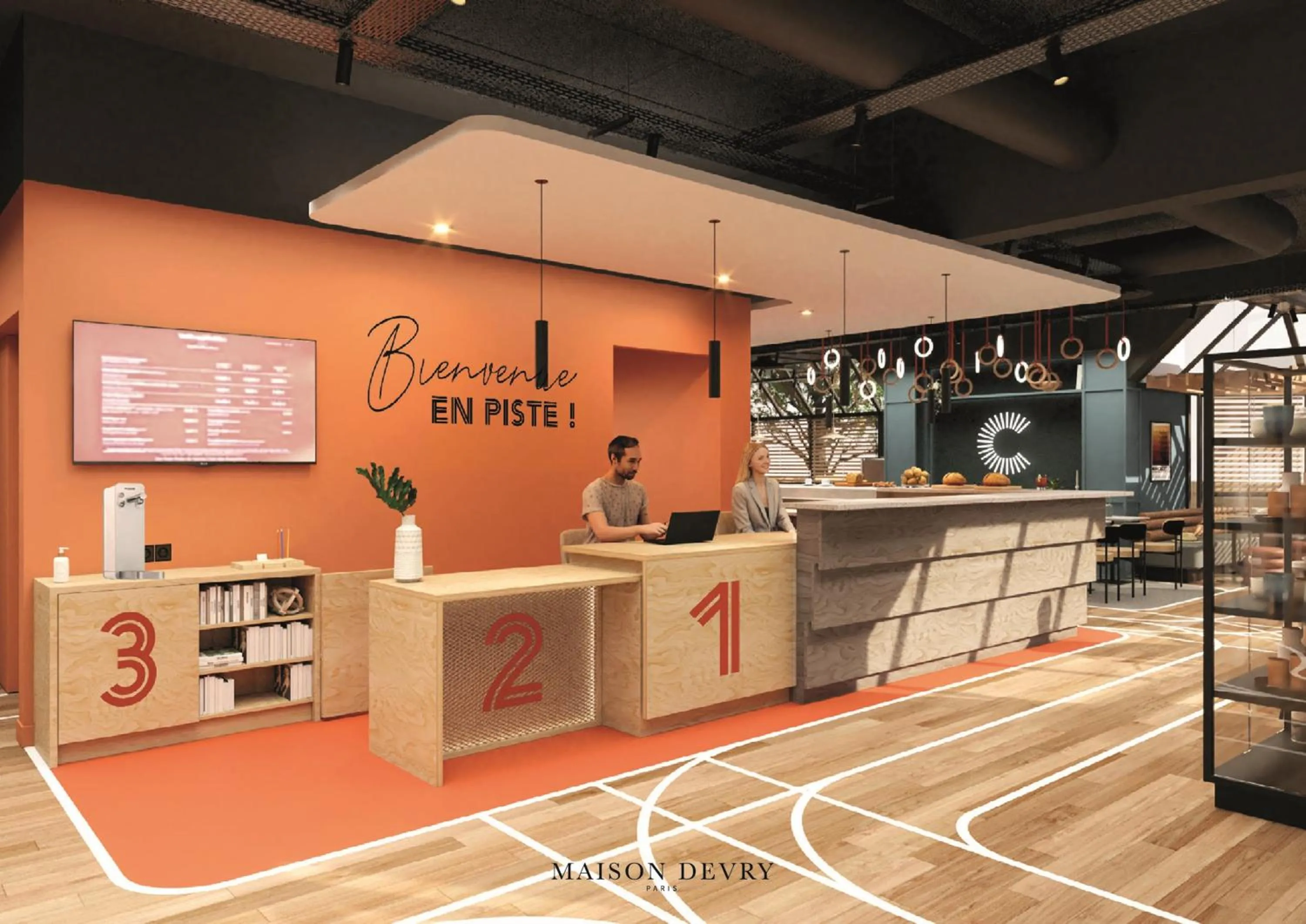 Lobby or reception in ibis Styles Colombes Paris Ouest (Ouverture Octobre 2025)