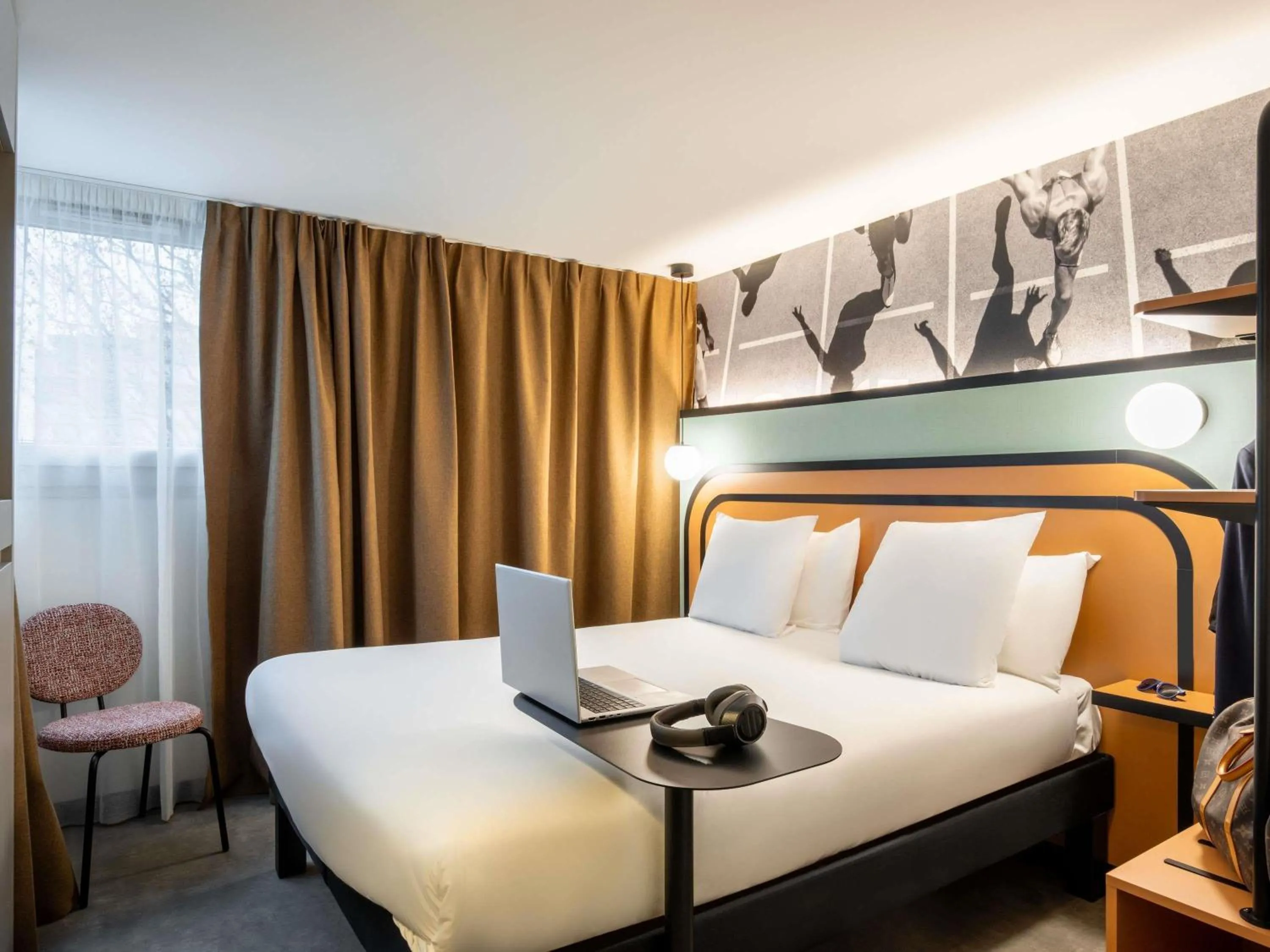 Bedroom, Bed in ibis Styles Colombes Paris Ouest (Ouverture Octobre 2025)