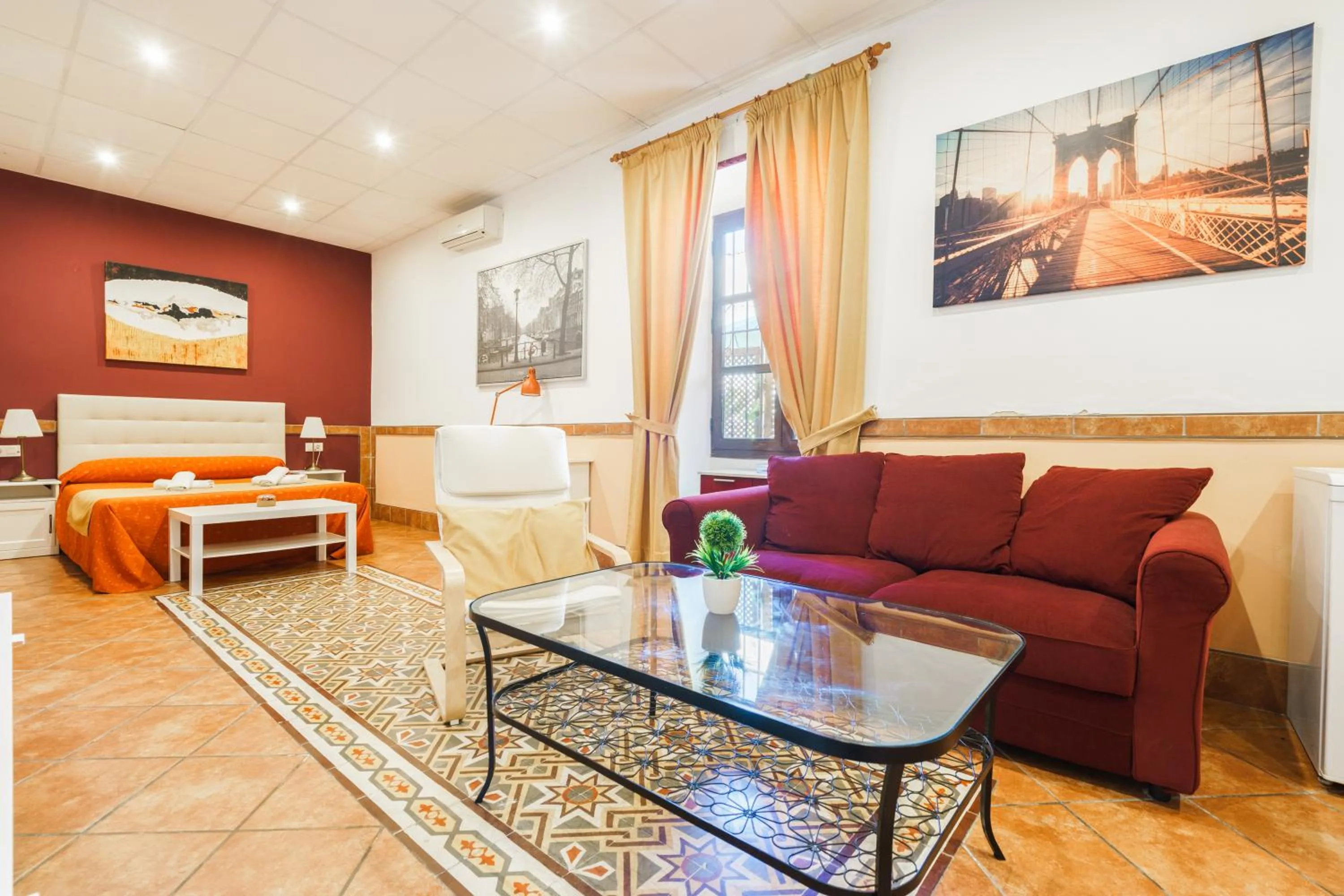 Bedroom, Bed in Hotel Carlos V Jerez by Vivere Stays