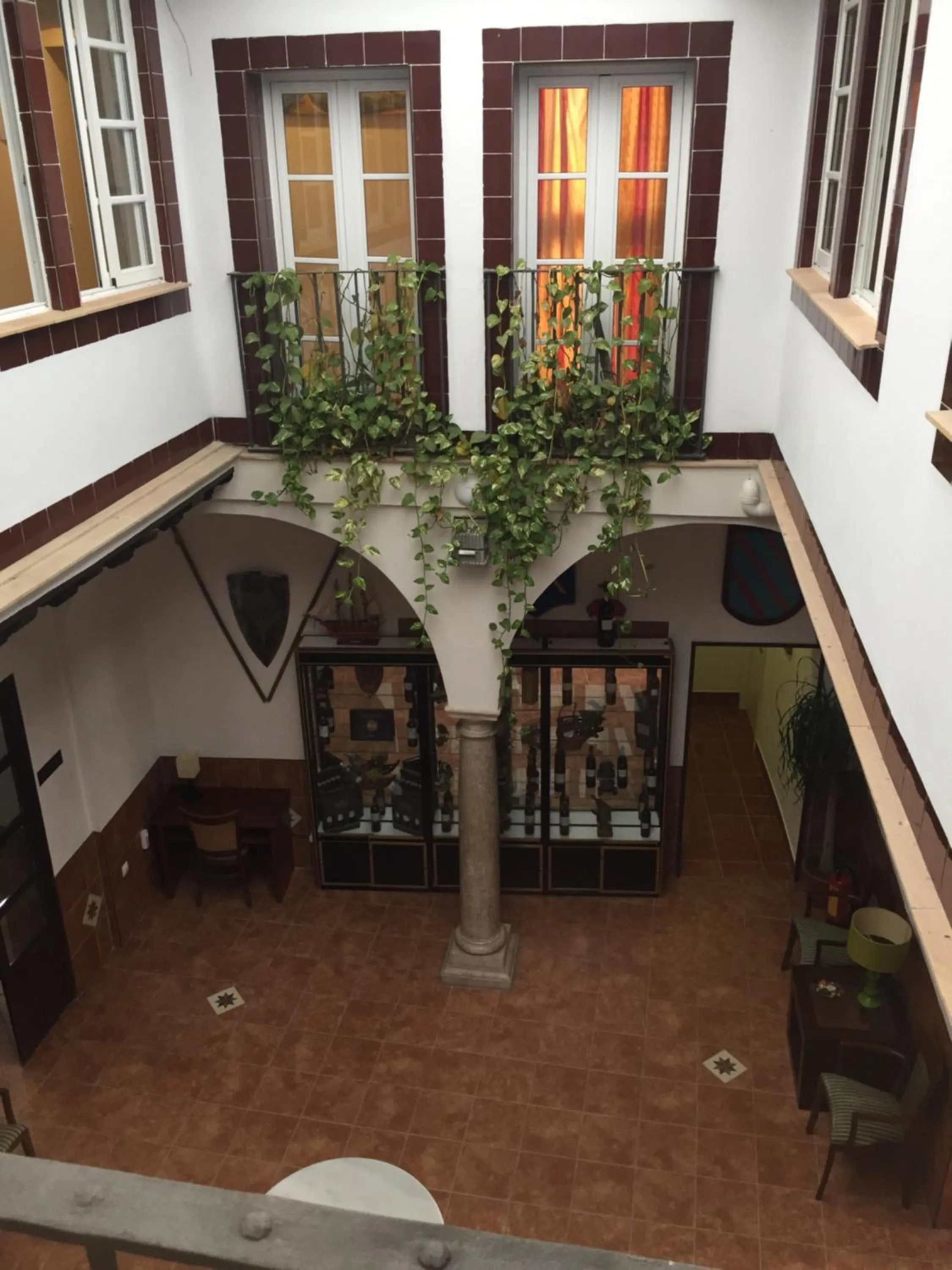 Patio in Hotel Carlos V Jerez by Vivere Stays